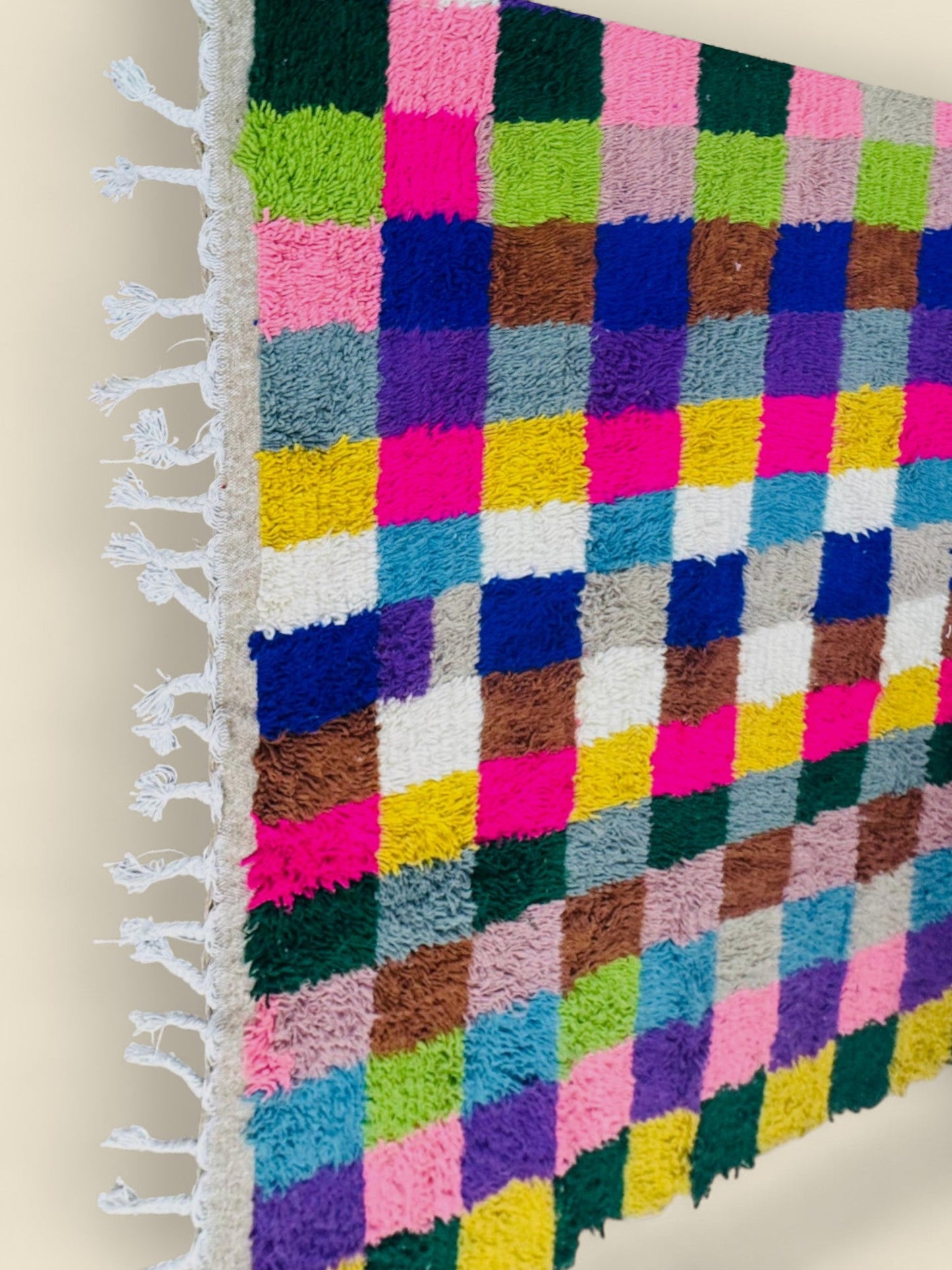 Vibrant Tilawin Rug – Colorful Moroccan Berber Floor Art