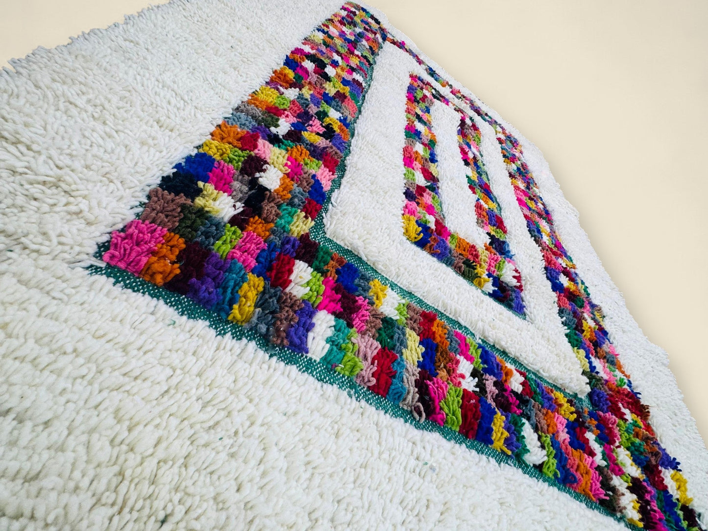 Moroccan Beni Ourain Rug – Tudert Handwoven Wool Carpet