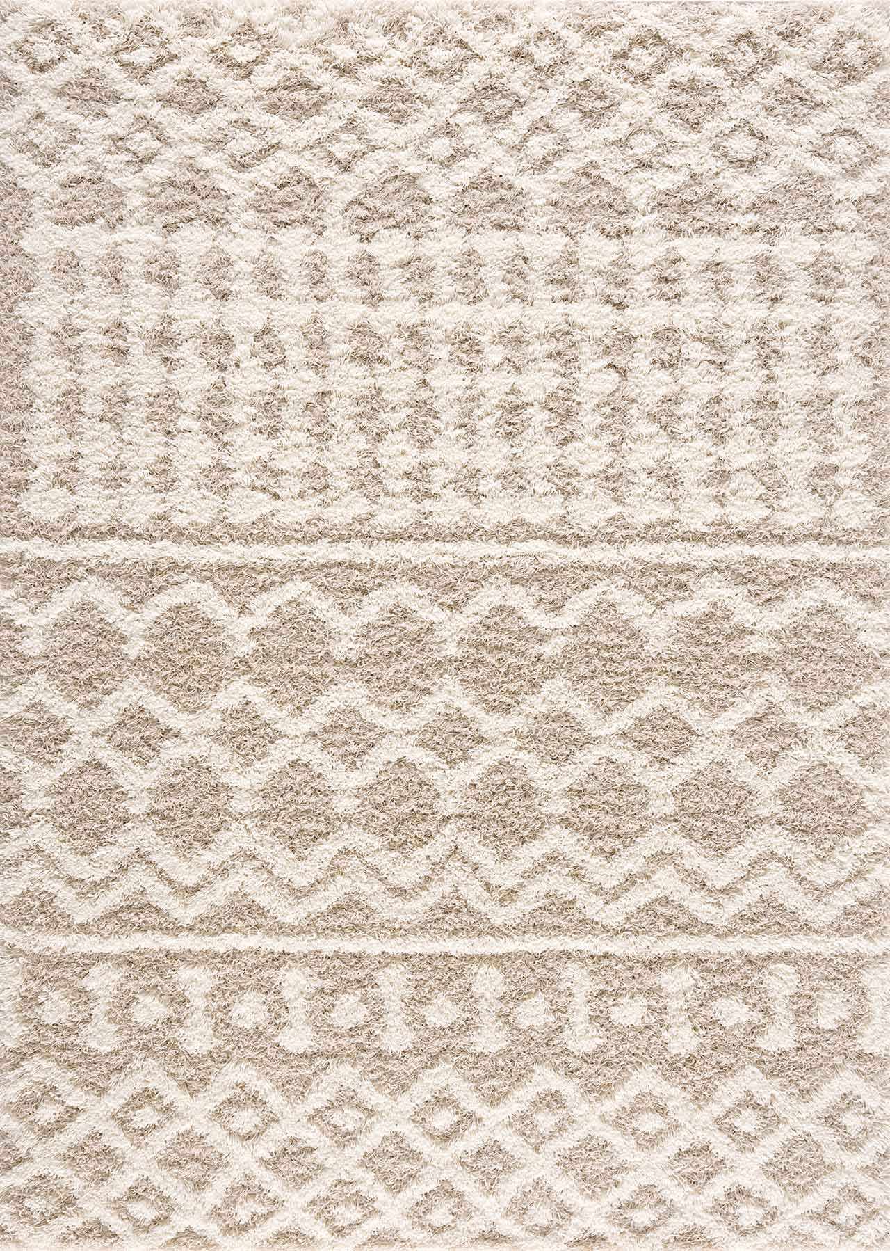 Cream Plush Area Rug - Cozy Home Décor Accent