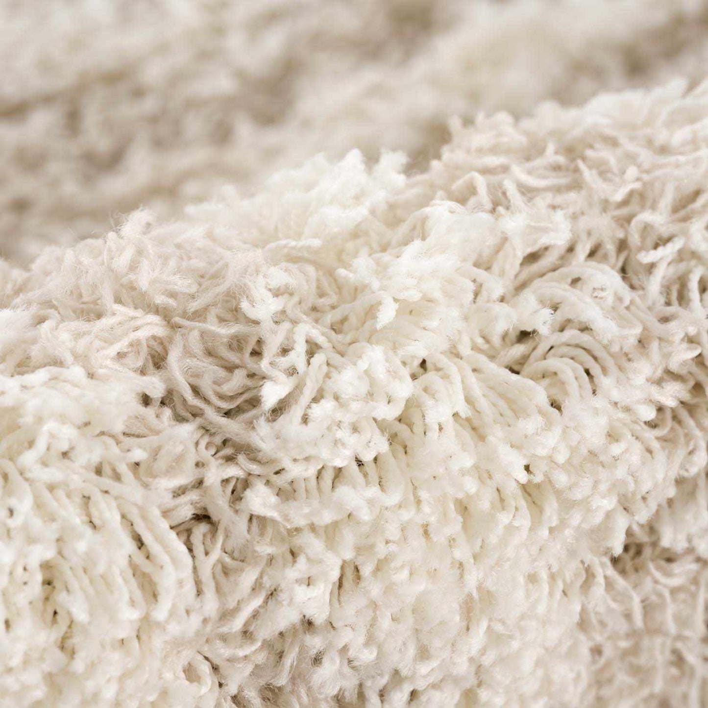 Cream Plush Area Rug - Cozy Home Décor Accent