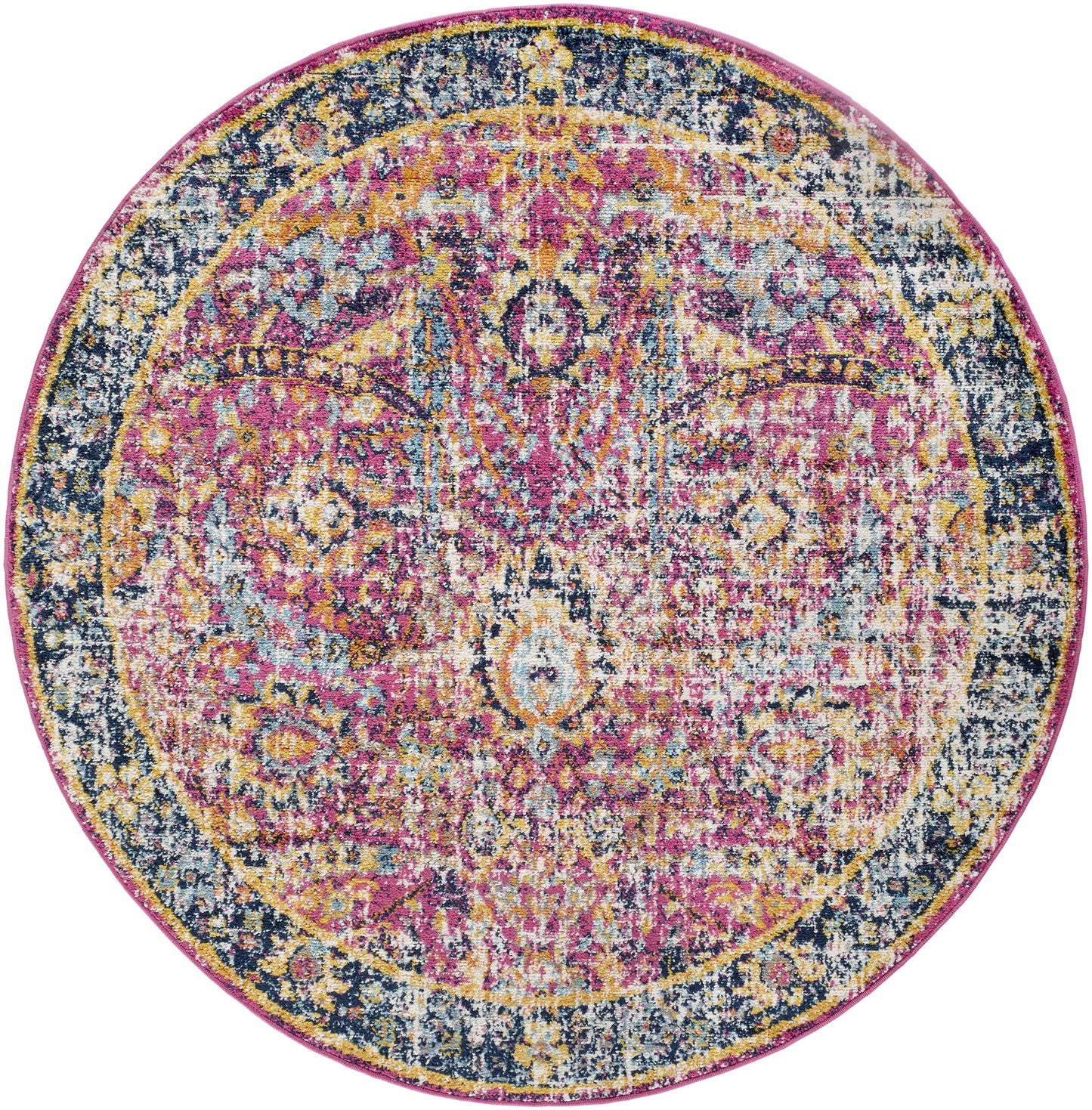 Burgundy Area Rug - Colorful Living Room Bedroom Décor