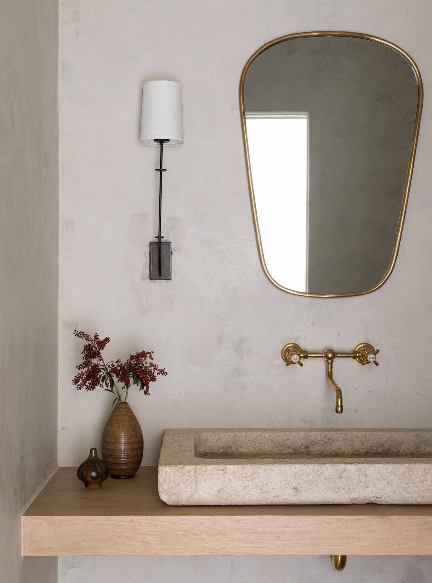 wall Mirror in powder room
