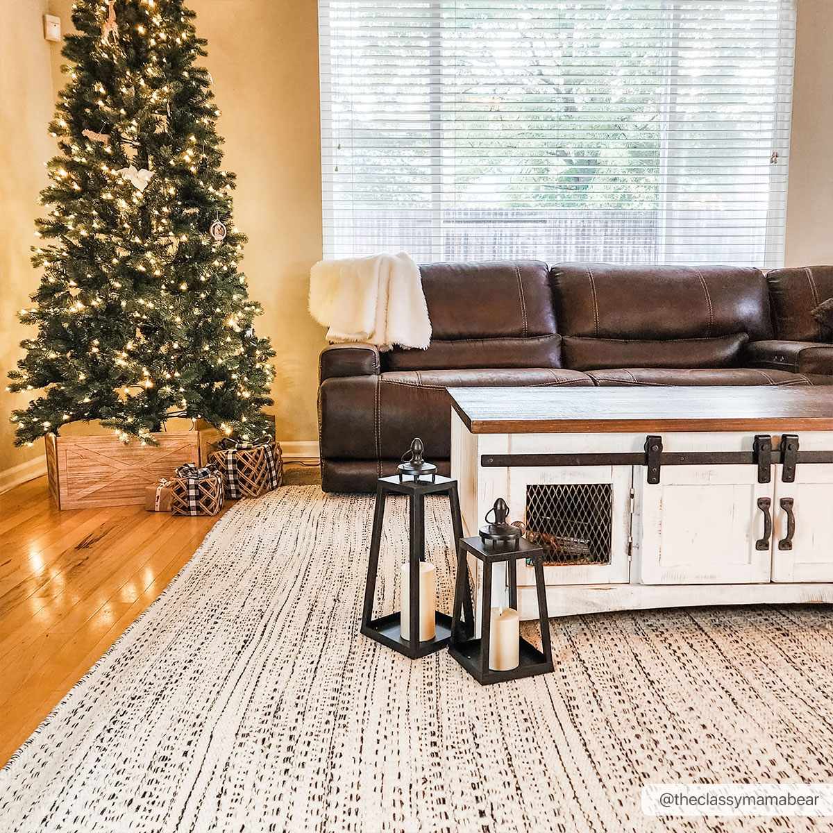 Williford Wool Area Rug - Soft Durable Stylish Home Decor