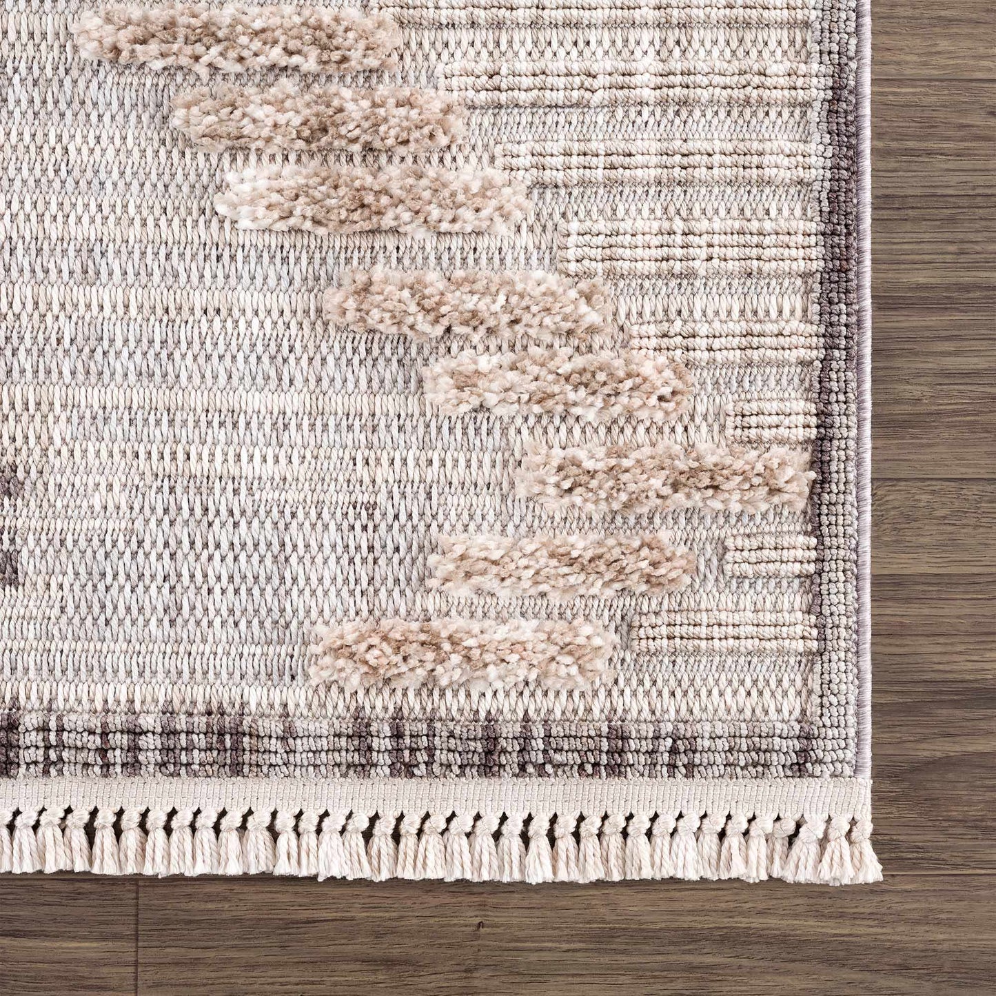 Rustic High-Low Area Rug - Maulawin Collection for Cozy Home Decor