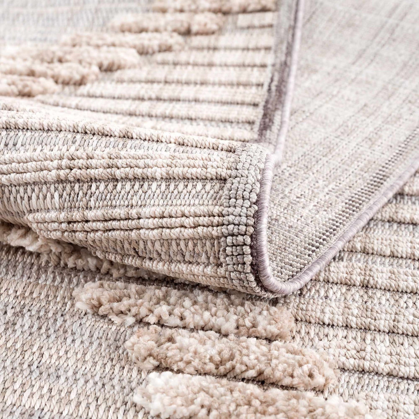 Rustic High-Low Area Rug - Maulawin Collection for Cozy Home Decor