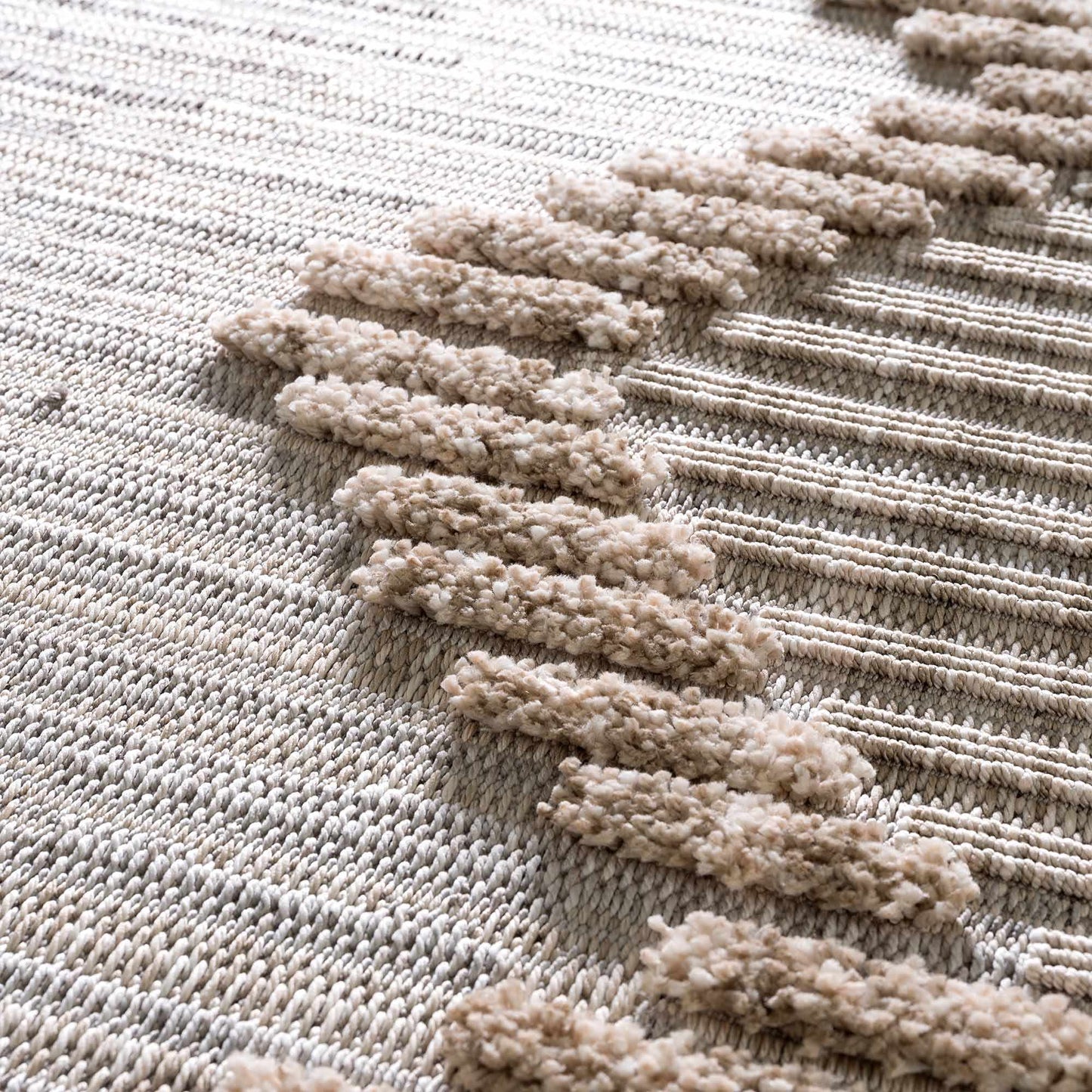 Rustic High-Low Area Rug - Maulawin Collection for Cozy Home Decor