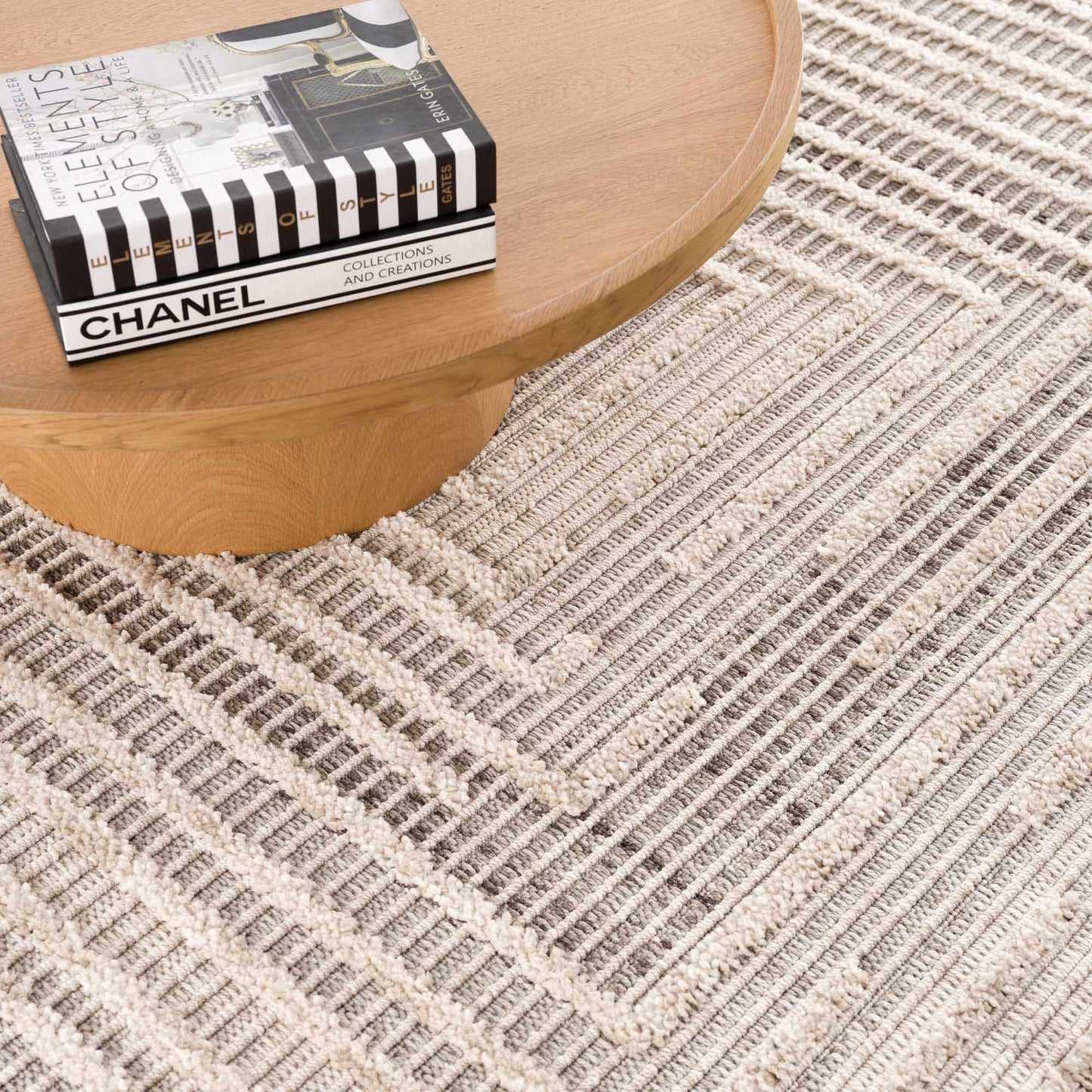 Modern Geometric Area Rug - Stylish Living Room Bedroom Decor