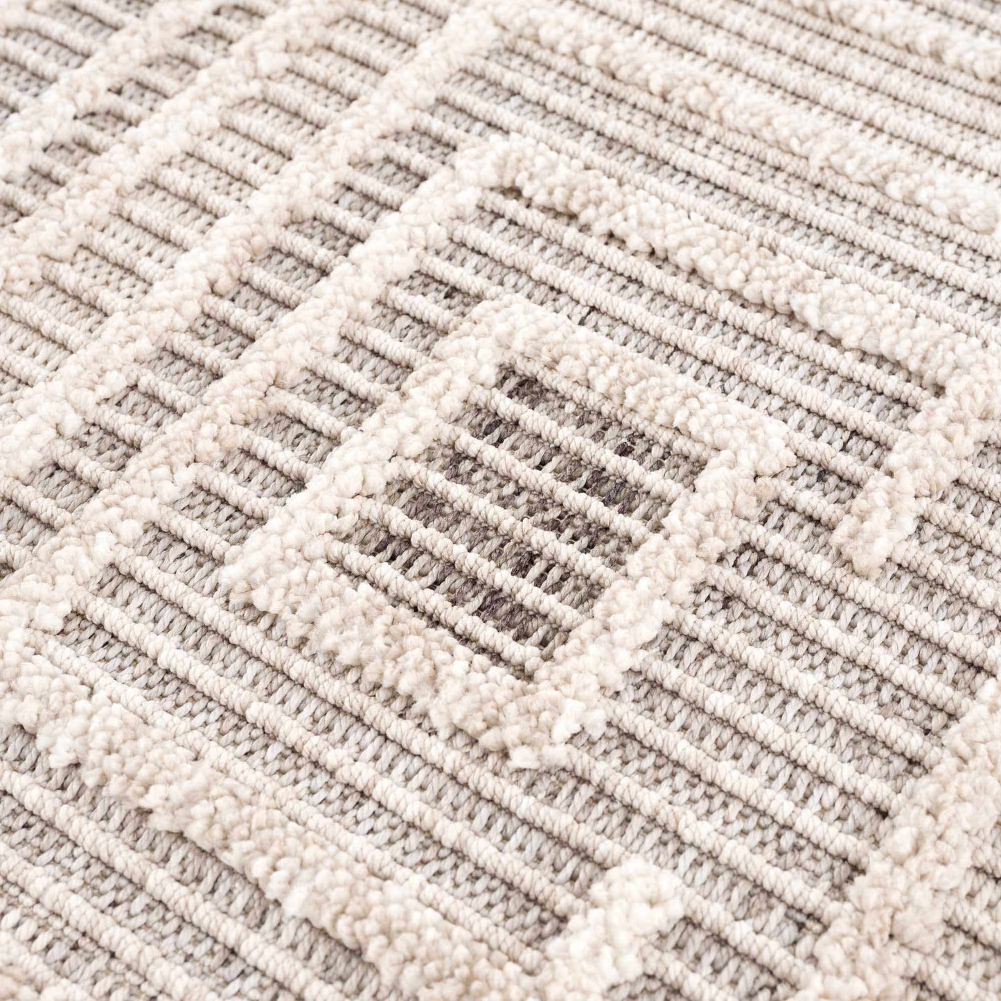 Modern Geometric Area Rug - Stylish Living Room Bedroom Decor
