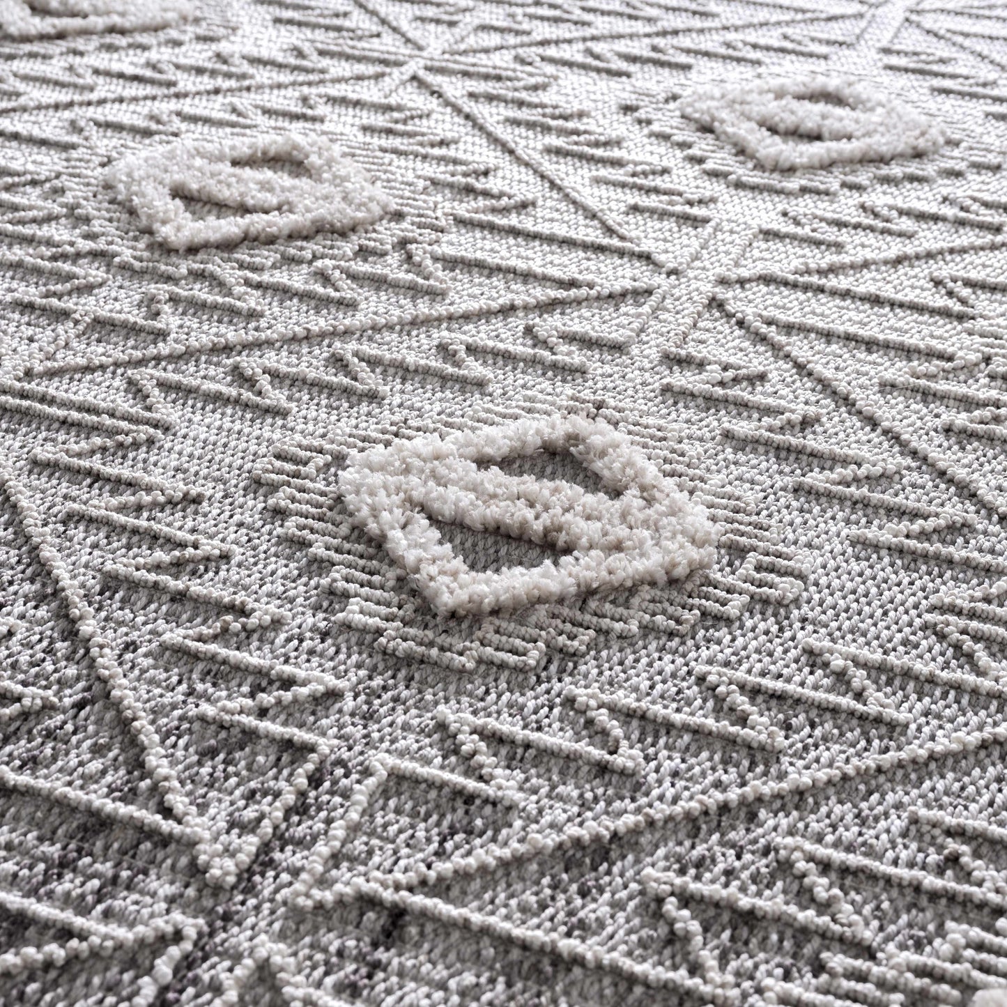 Rustic High-Low Pile Area Rug - Cozy Home Decor Accent