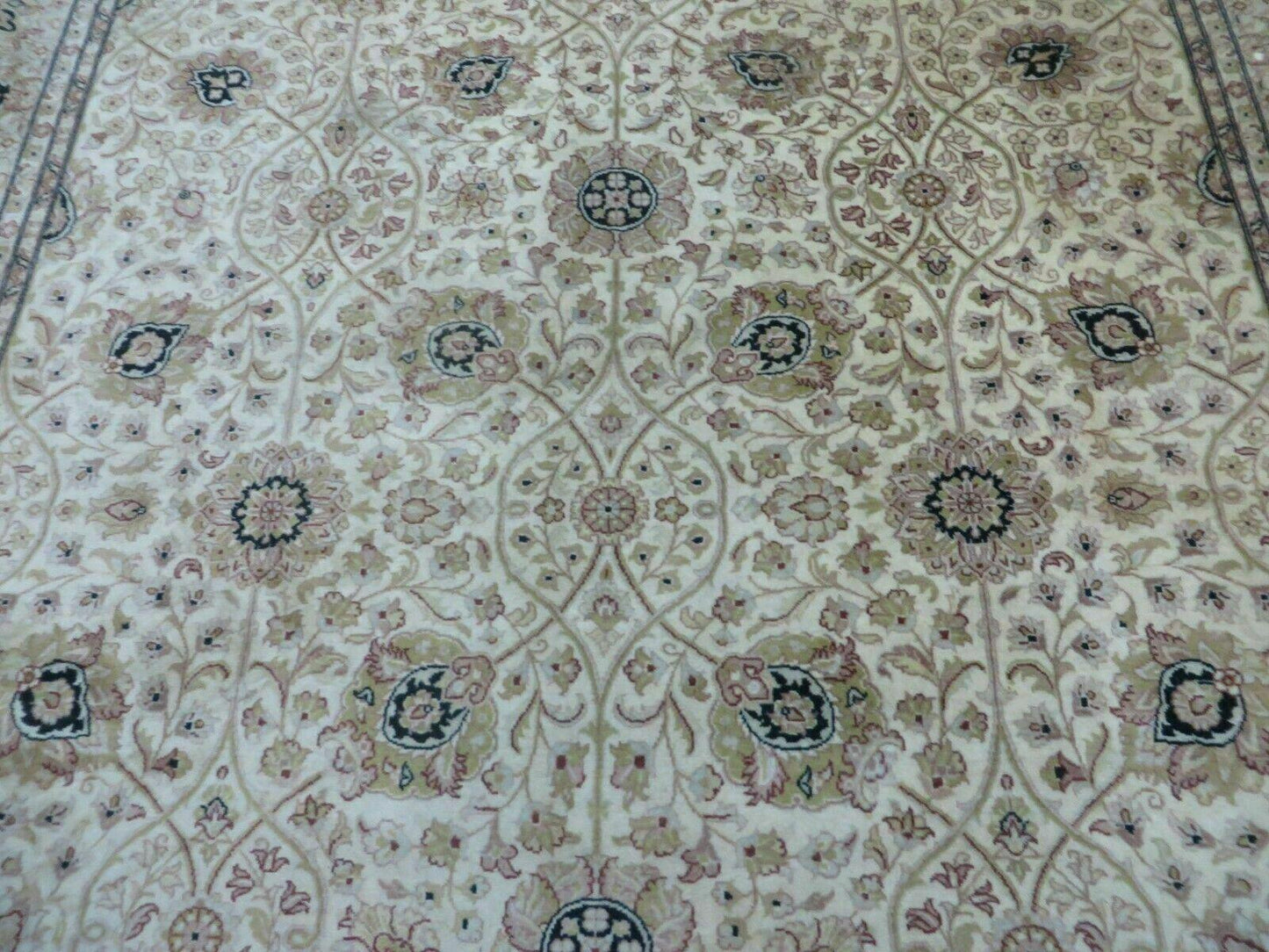 Handmade Wool Rug From Pakistan Oriental Floral 6x9 Vintage Carpet