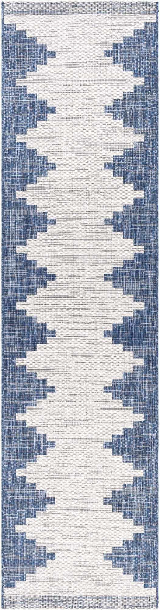 Djugun Navy Area Rug - Stylish Durable Indoor Outdoor Mat