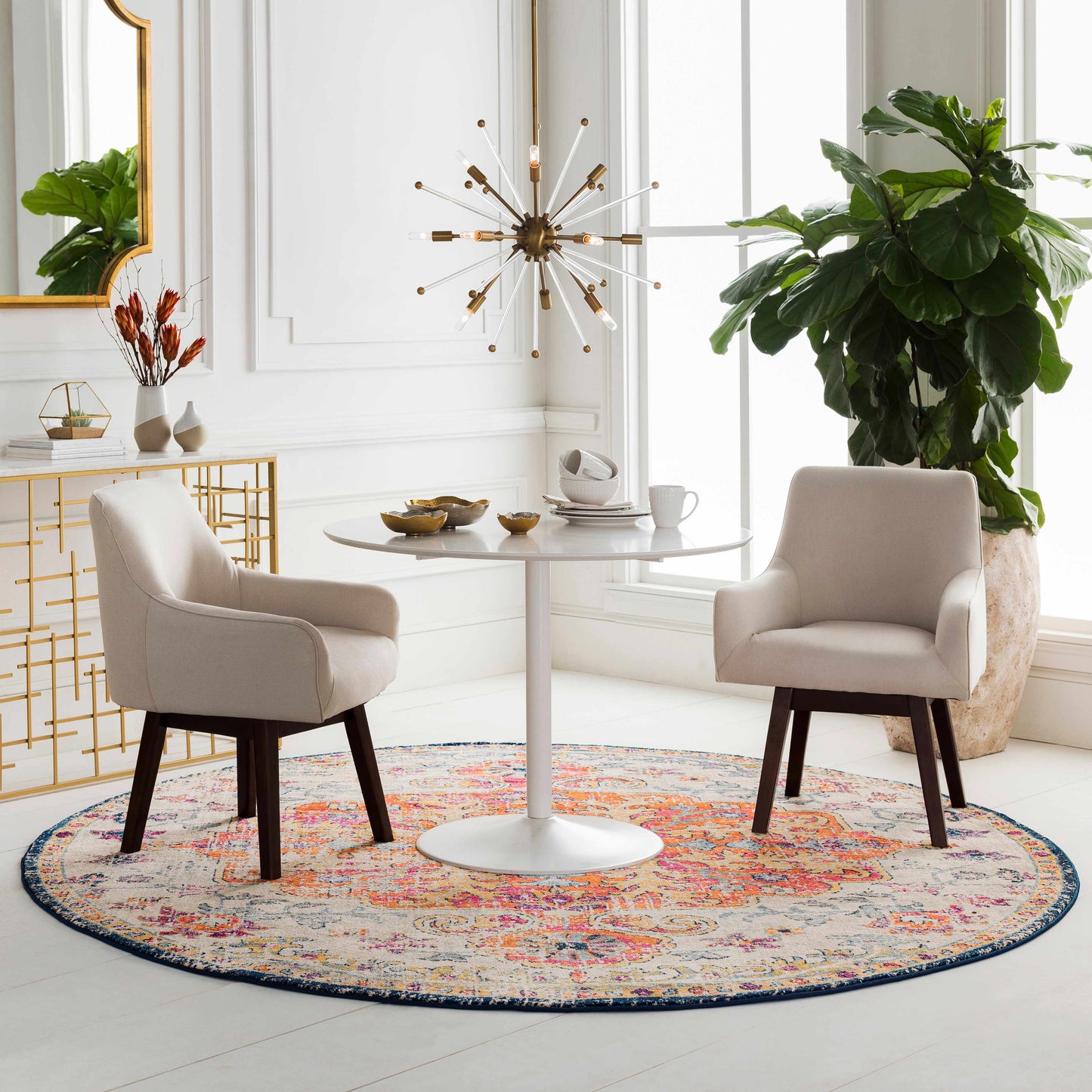 Bodrum Area Rug - Elegant Geometric Design for Modern Decor