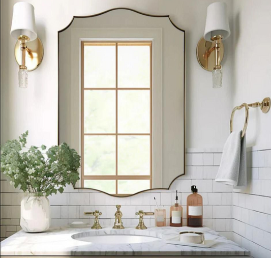 Custom Mirror- Château Scalloped Mirror