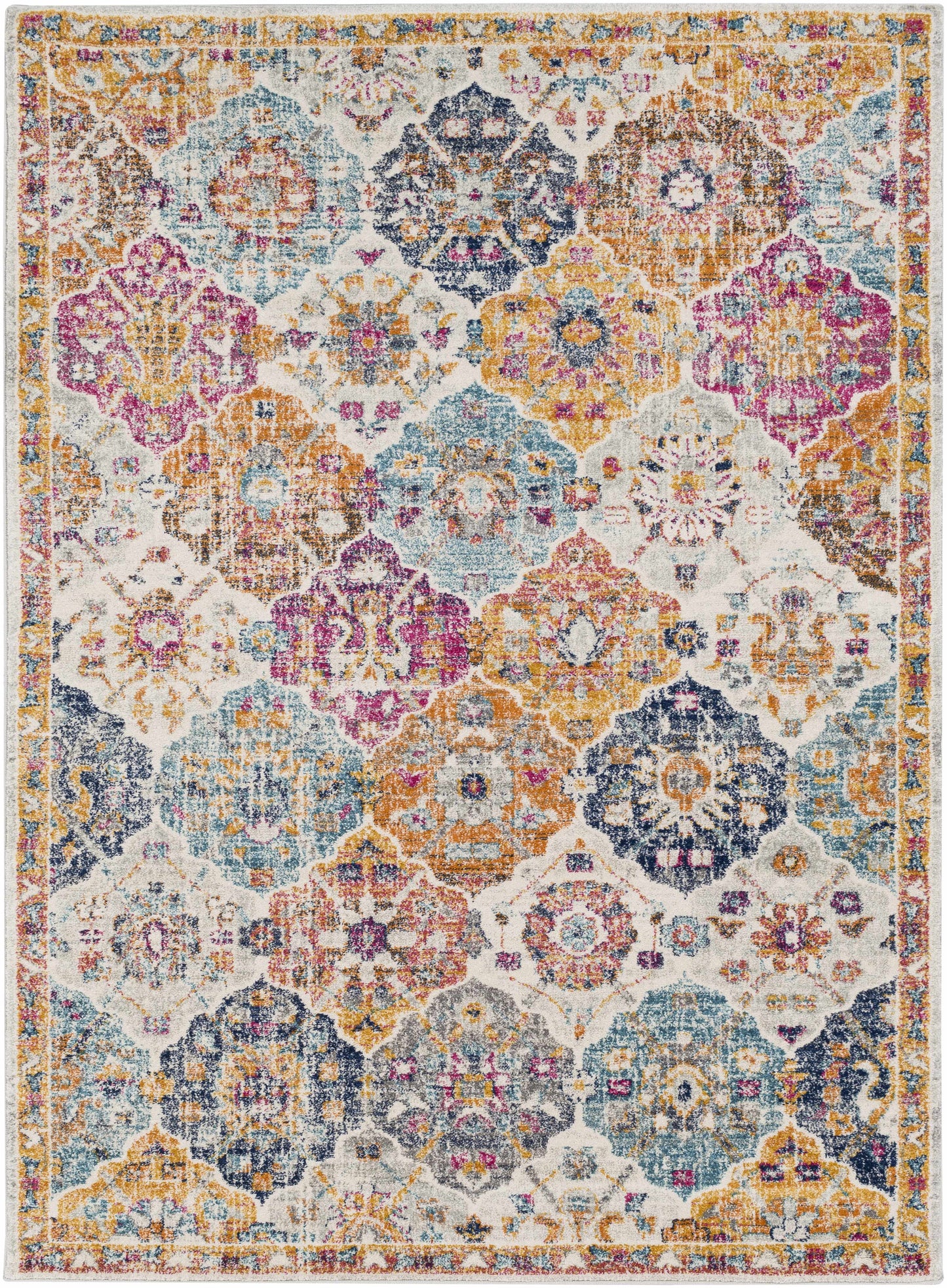 Colorful Area Rug - Living Room Bedroom Playroom Décor