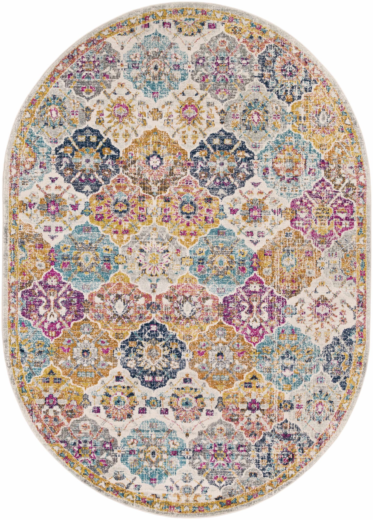 Colorful Area Rug - Living Room Bedroom Playroom Décor