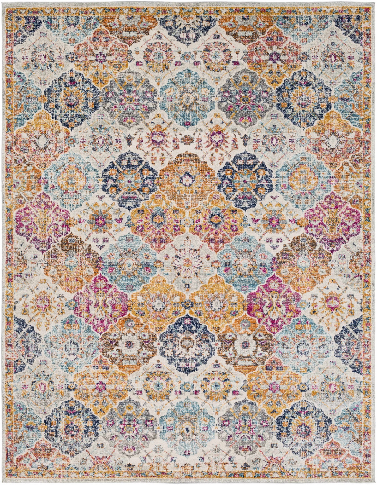 Colorful Area Rug - Living Room Bedroom Playroom Décor