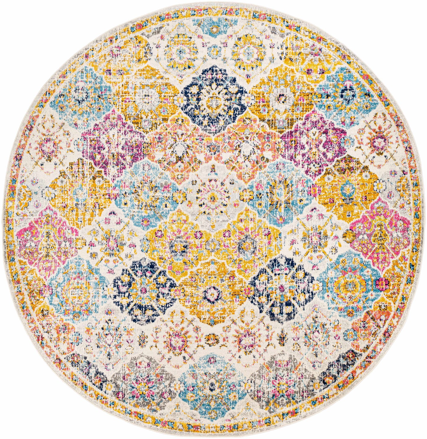 Colorful Area Rug - Living Room Bedroom Playroom Décor