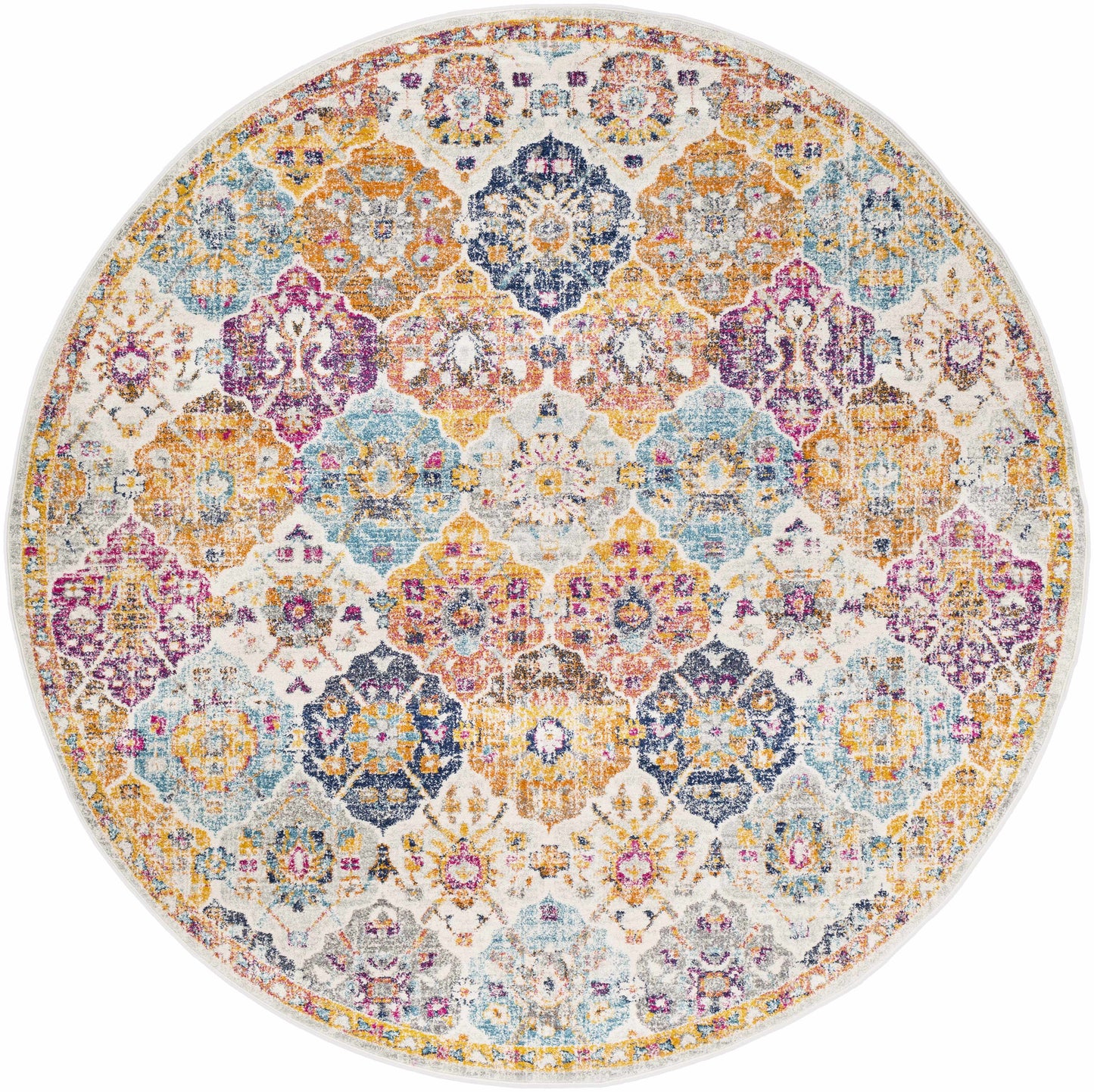 Colorful Area Rug - Living Room Bedroom Playroom Décor
