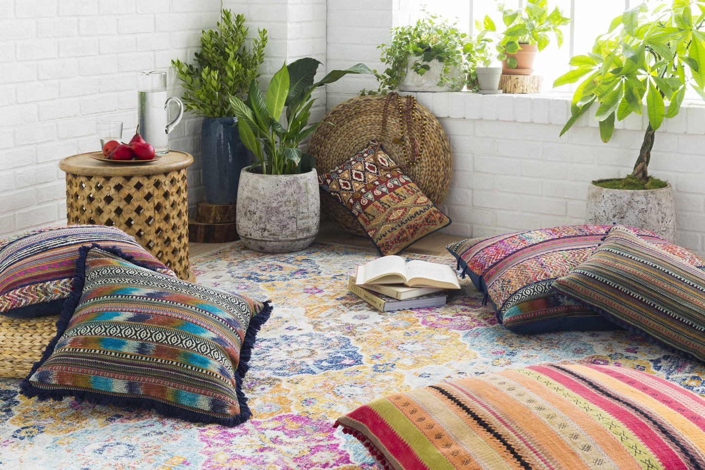 Colorful Area Rug - Living Room Bedroom Playroom Décor