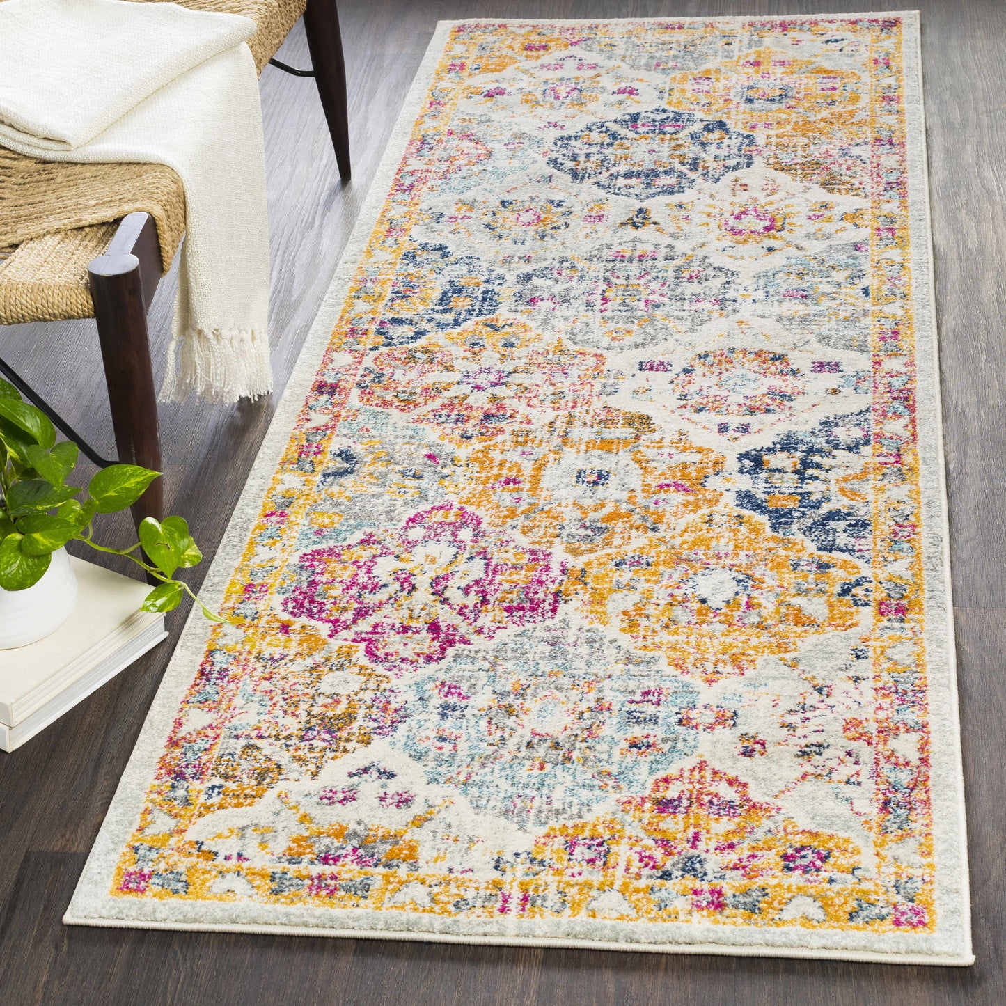 Colorful Area Rug - Living Room Bedroom Playroom Décor
