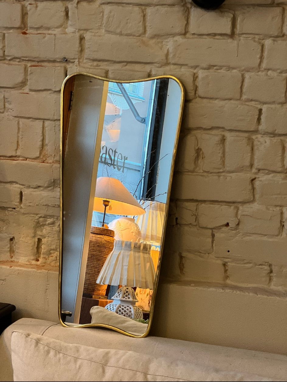 Curved Brass Mirror - Custom Mirror