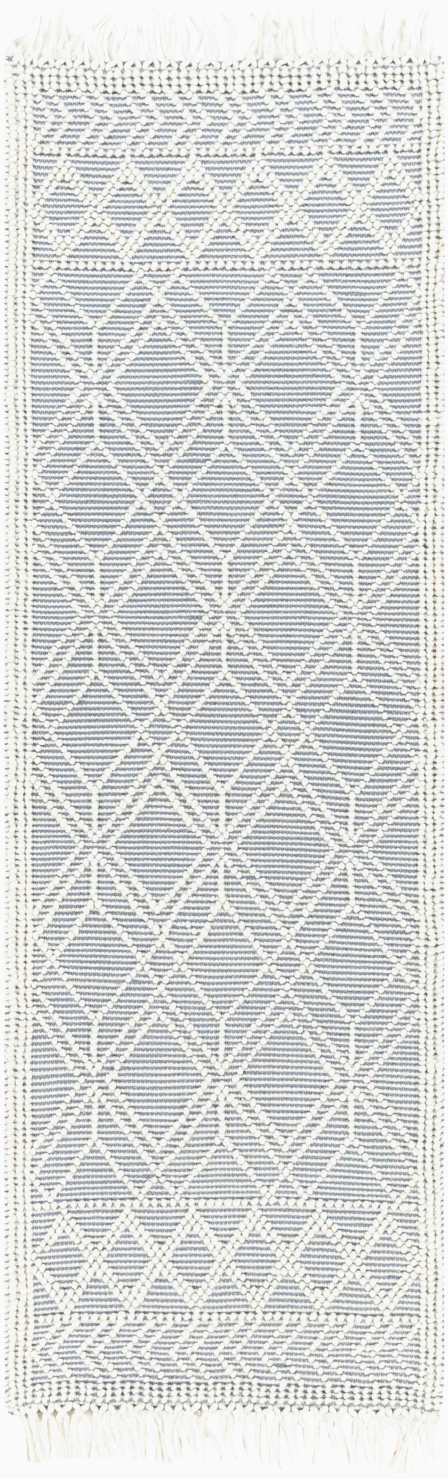 Ramsbury Denim Blue Wool Area Rug - Soft Durable Stylish Home Accent