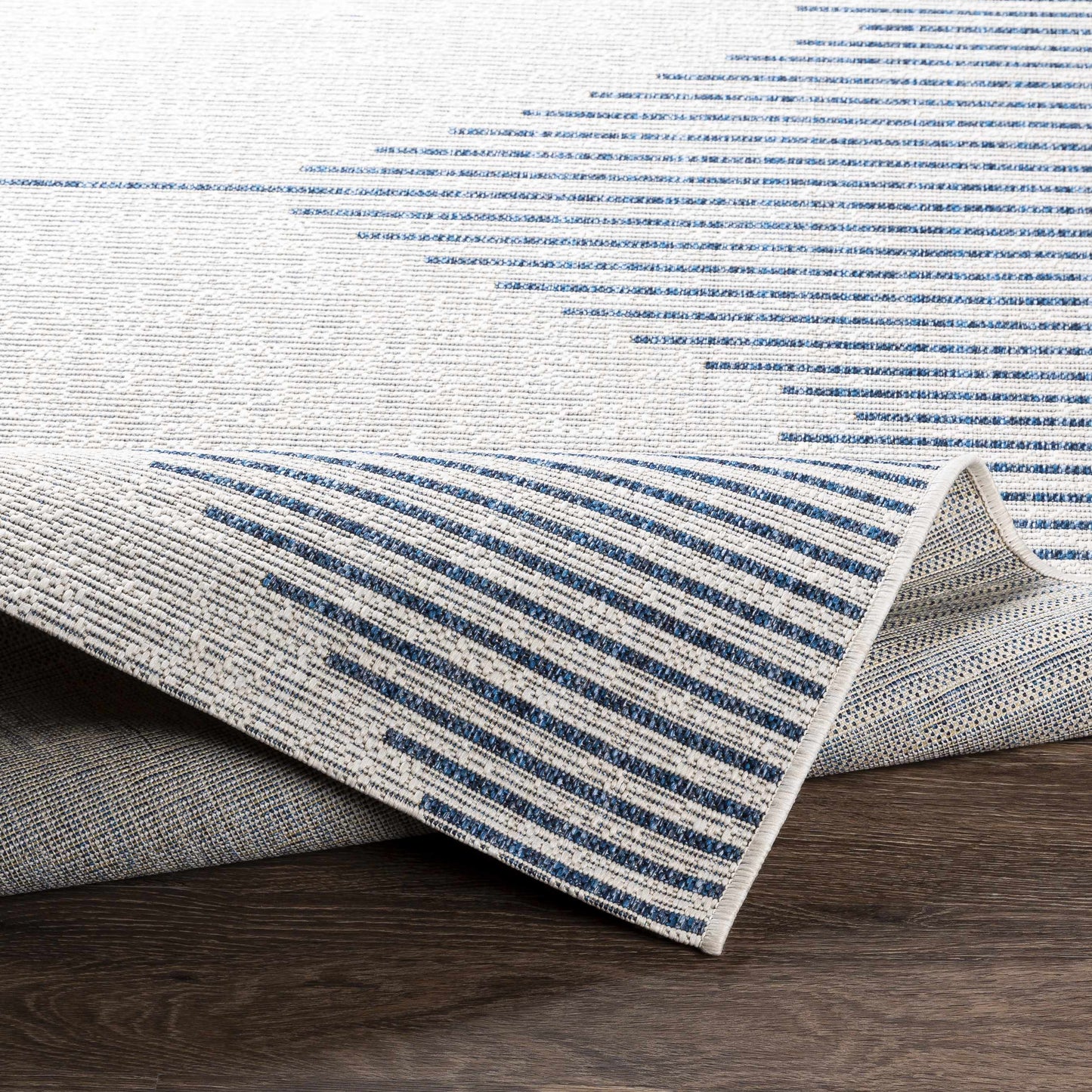 Stephan Blue Outdoor Area Rug - Stylish Durable Patio Decor