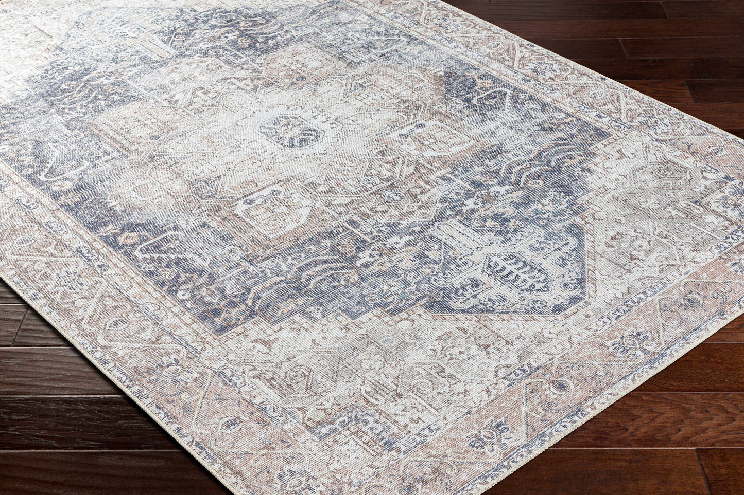 Beige Washable Area Rug - Limited Edition Stylish Home Décor