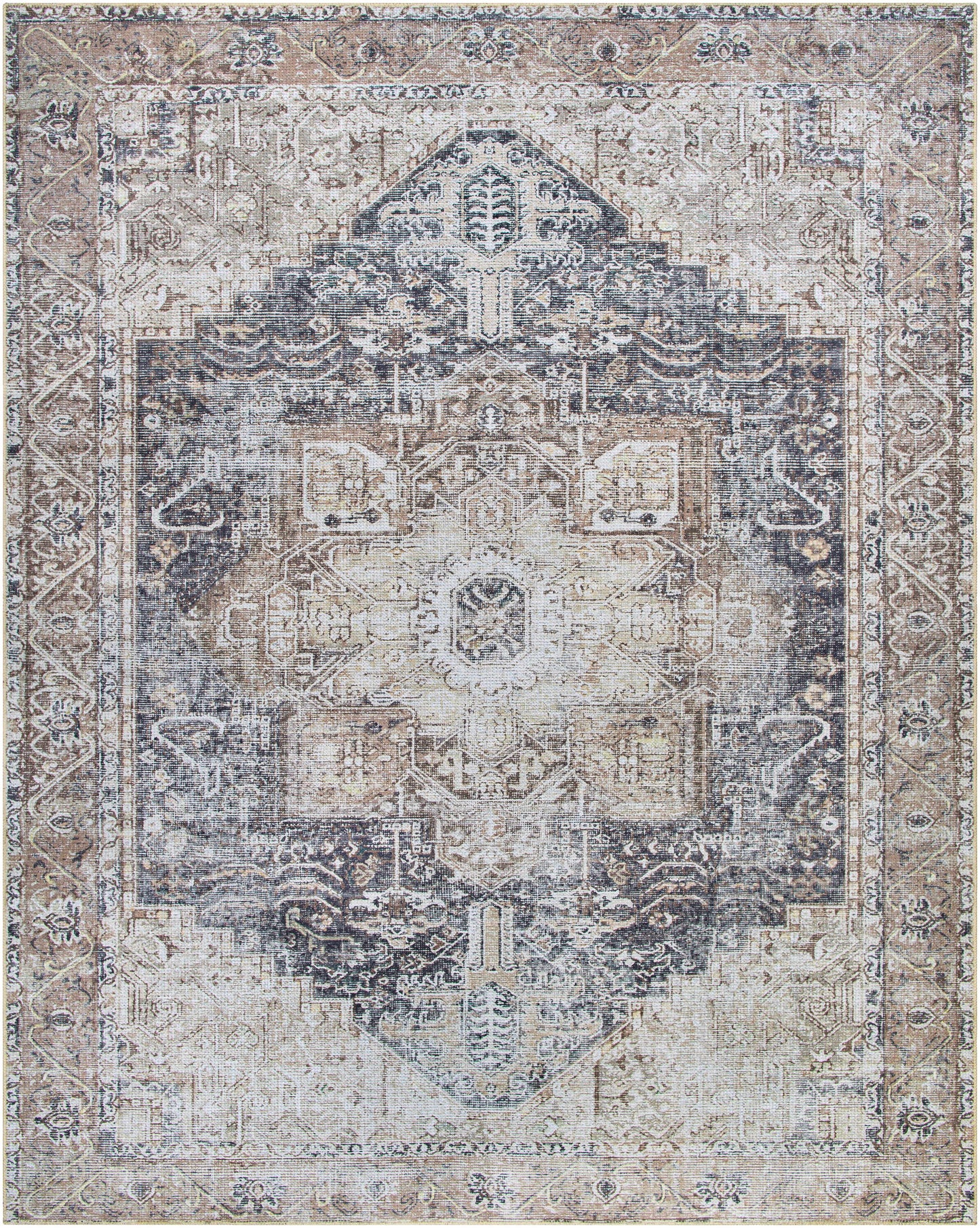 Beige Washable Area Rug - Limited Edition Stylish Home Décor