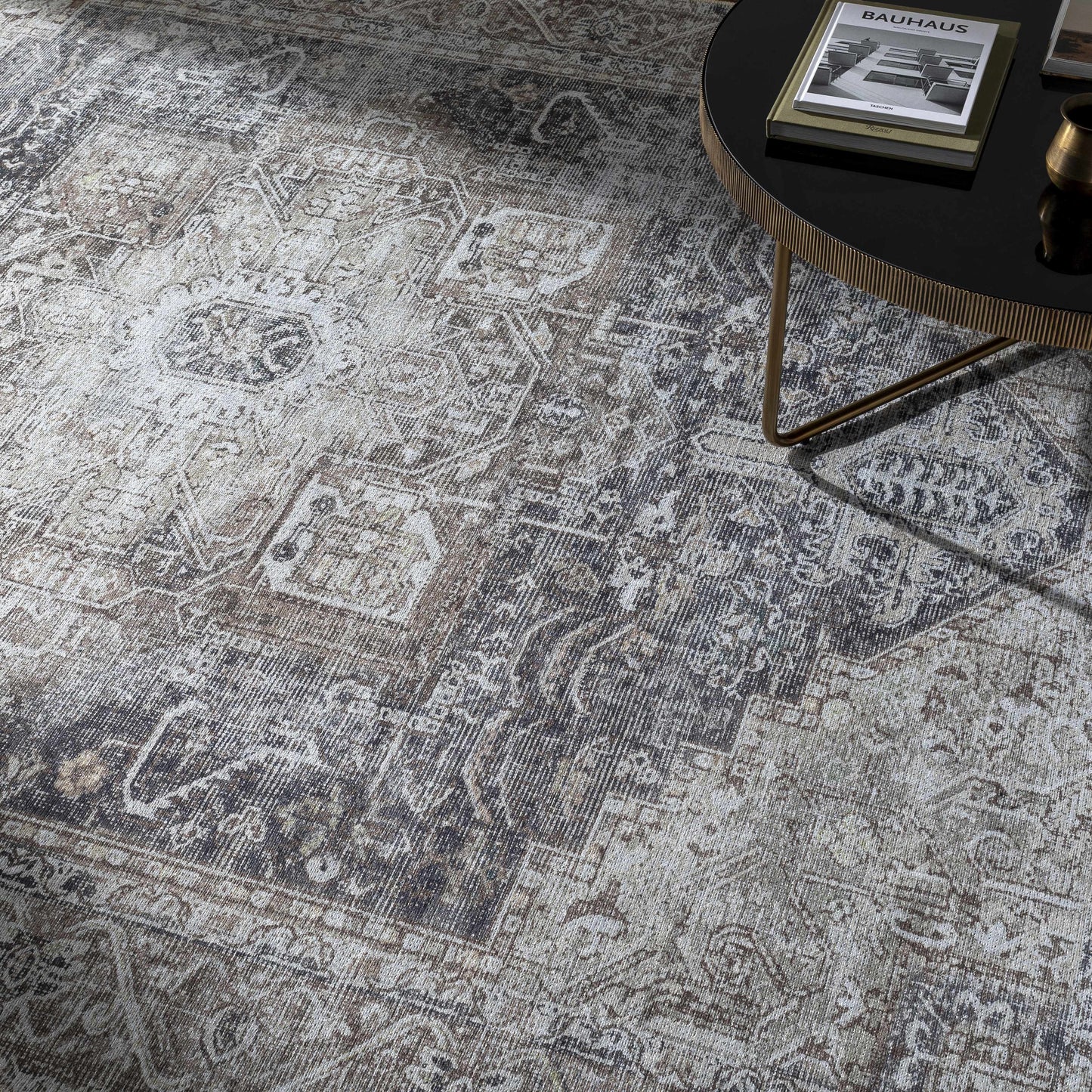 Beige Washable Area Rug - Limited Edition Stylish Home Décor