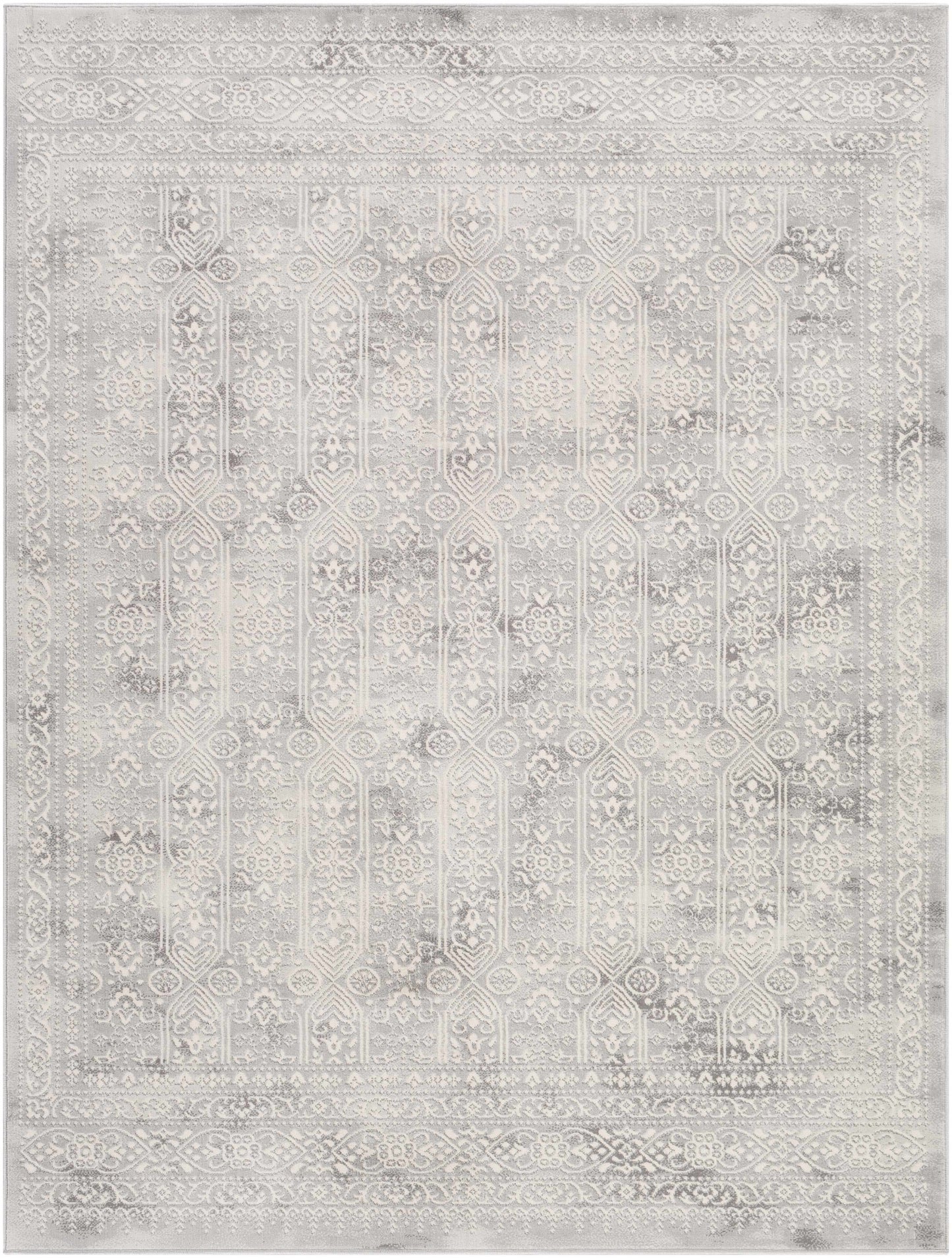 Modern Gray Area Rug - Cozy Living Room Decor