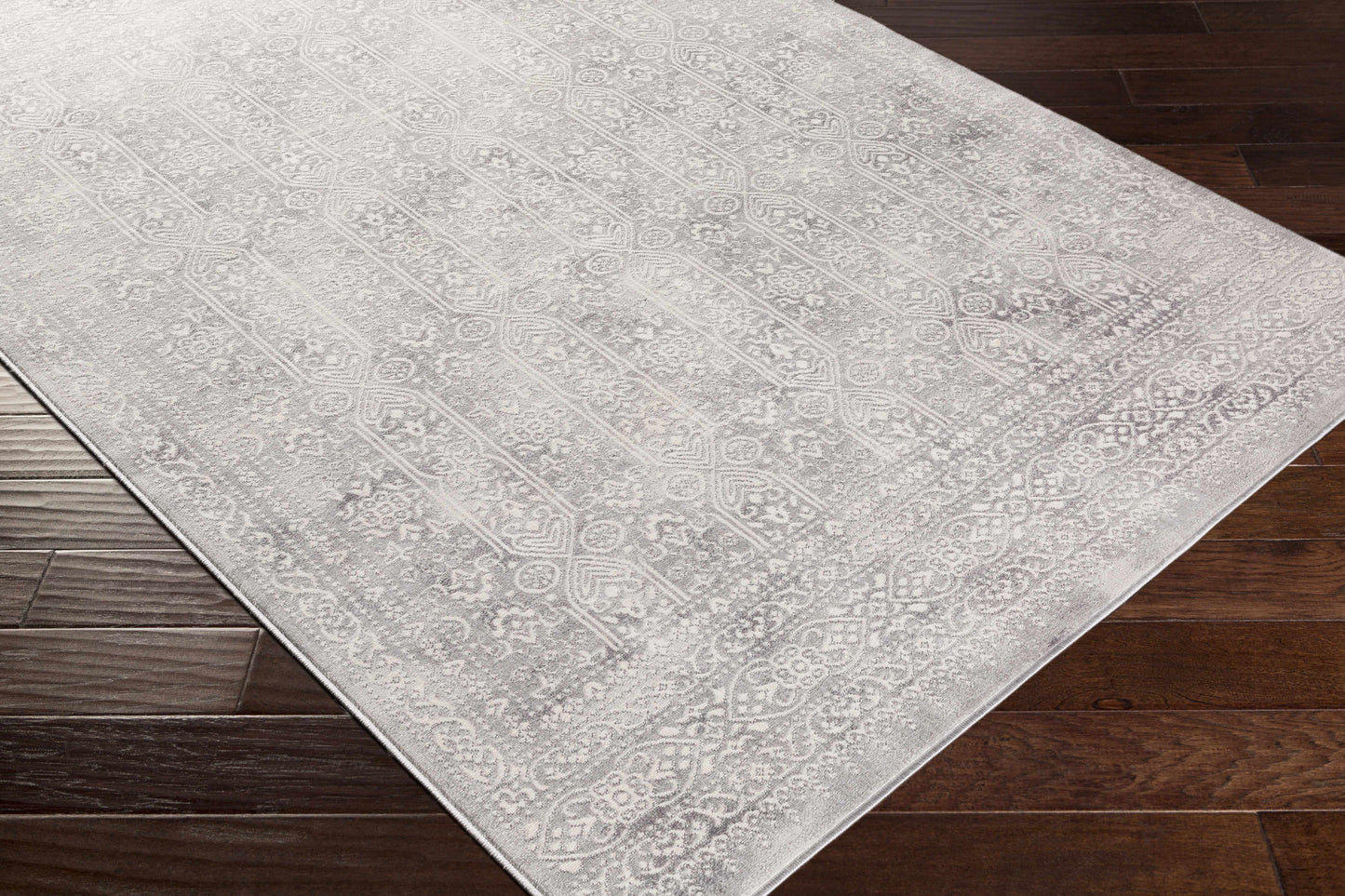 Modern Gray Area Rug - Cozy Living Room Decor