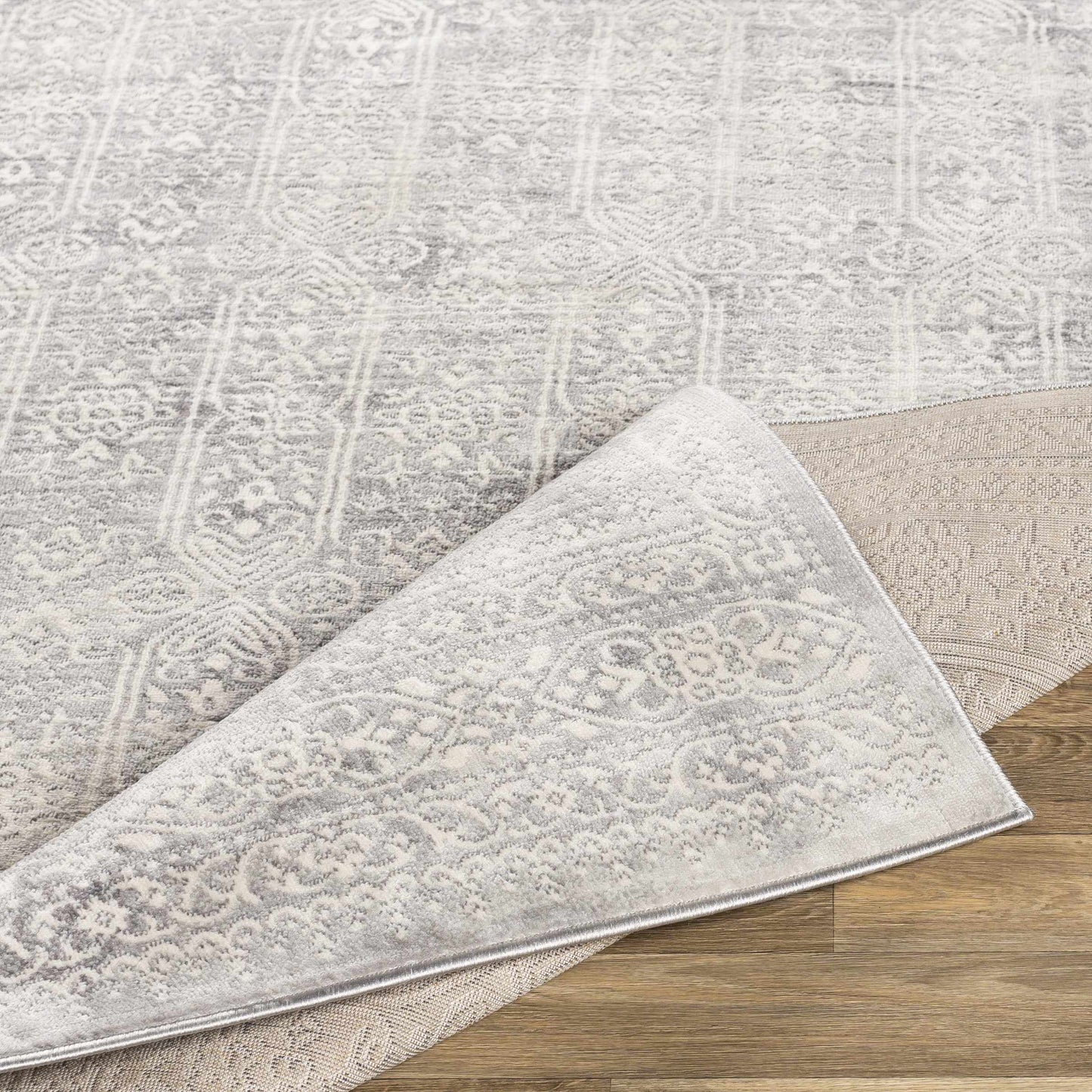 Modern Gray Area Rug - Cozy Living Room Decor