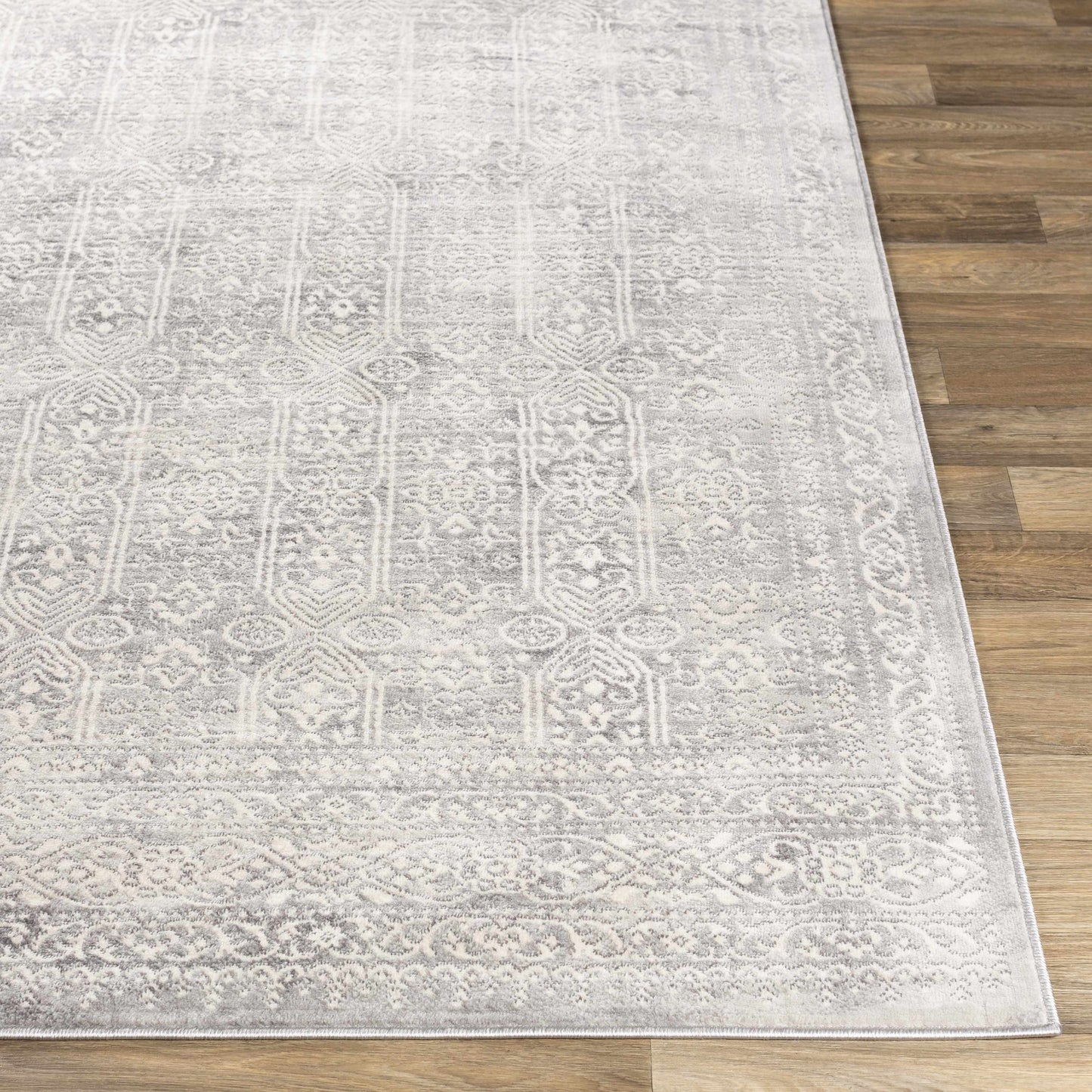 Modern Gray Area Rug - Cozy Living Room Decor