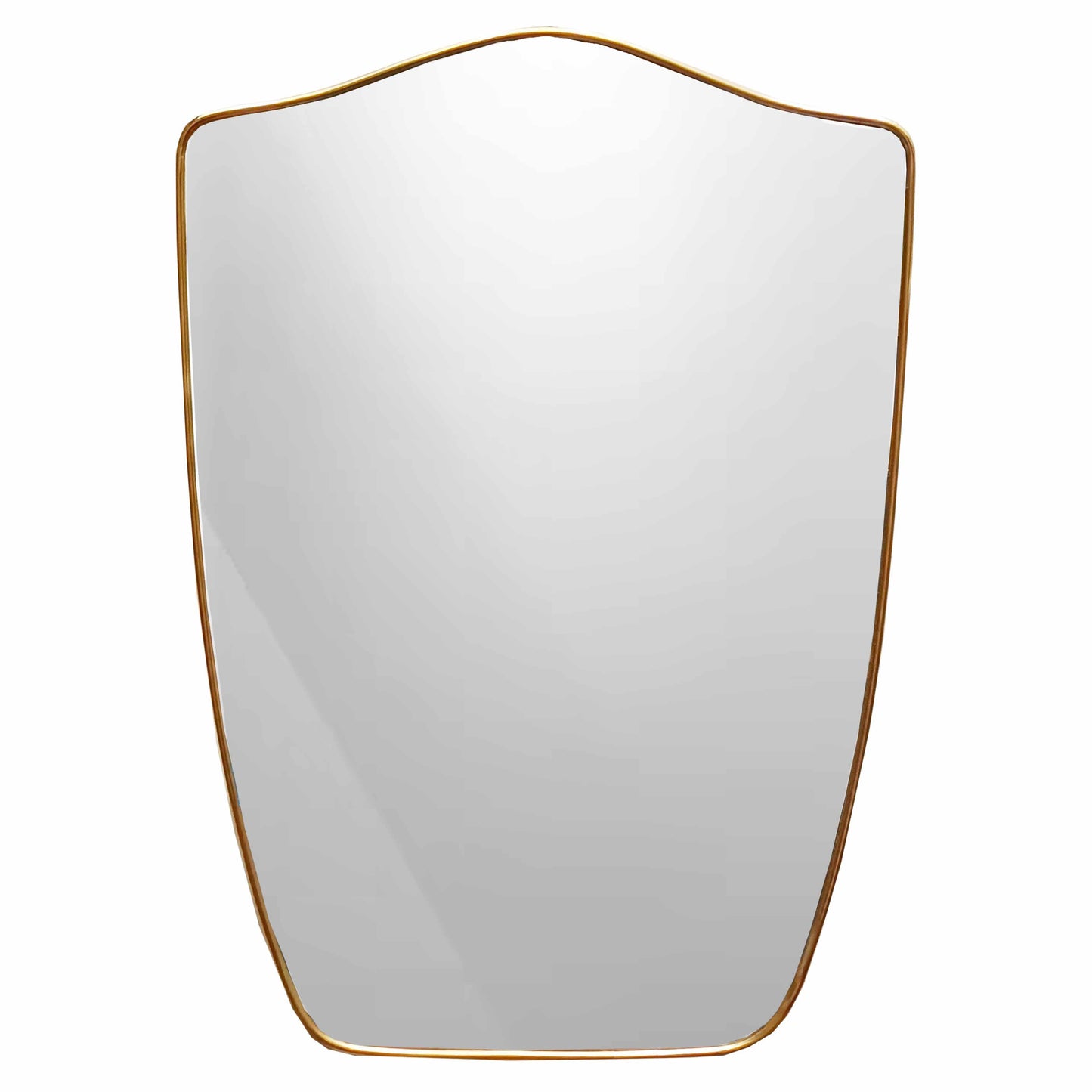 Shield Wall Mirror on white back ground