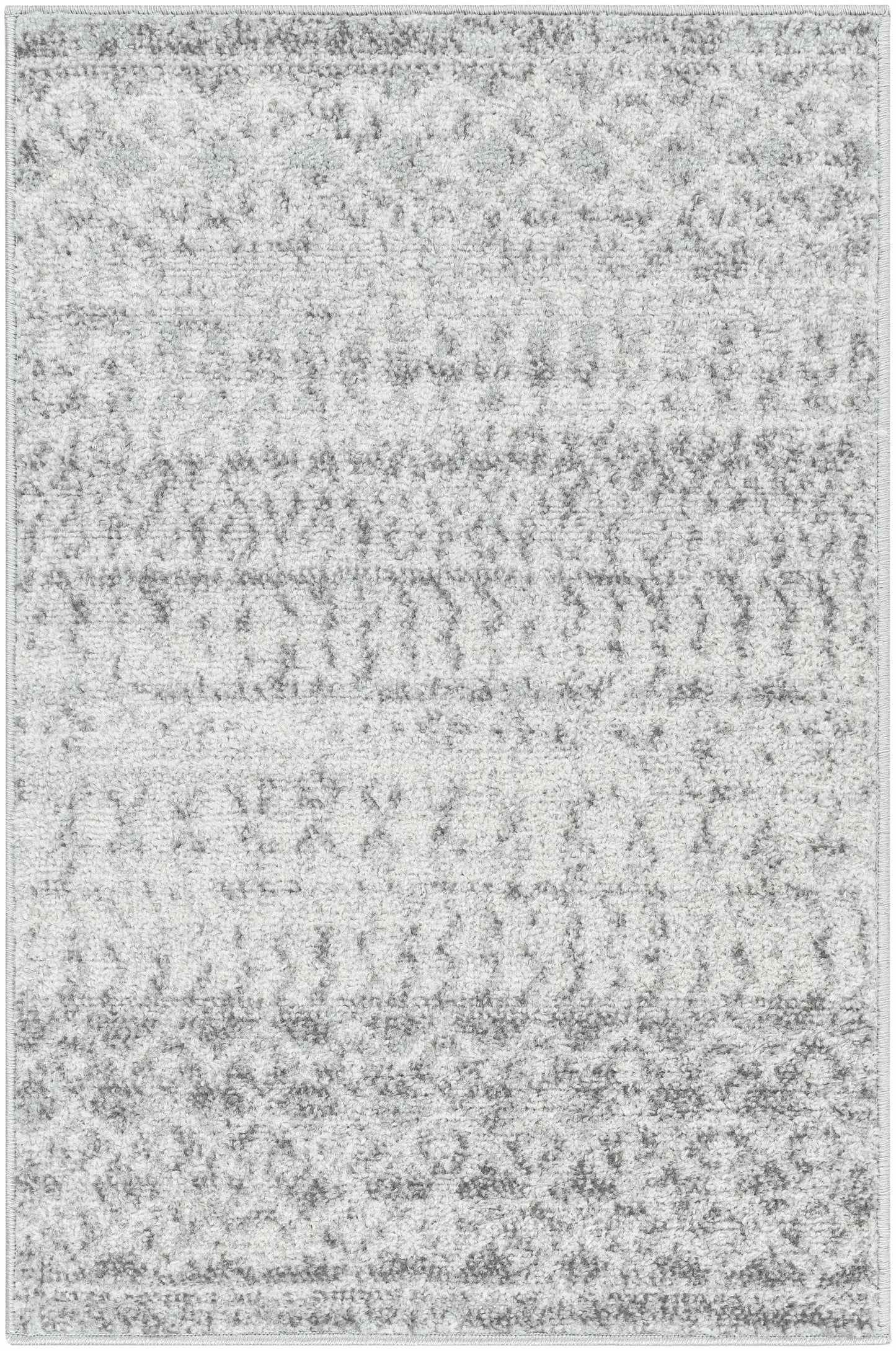 Gray Area Rug - Modern Cozy Living Room Decor
