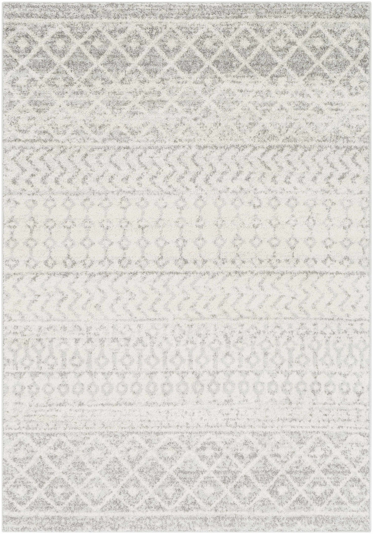 Gray Area Rug - Modern Cozy Living Room Decor