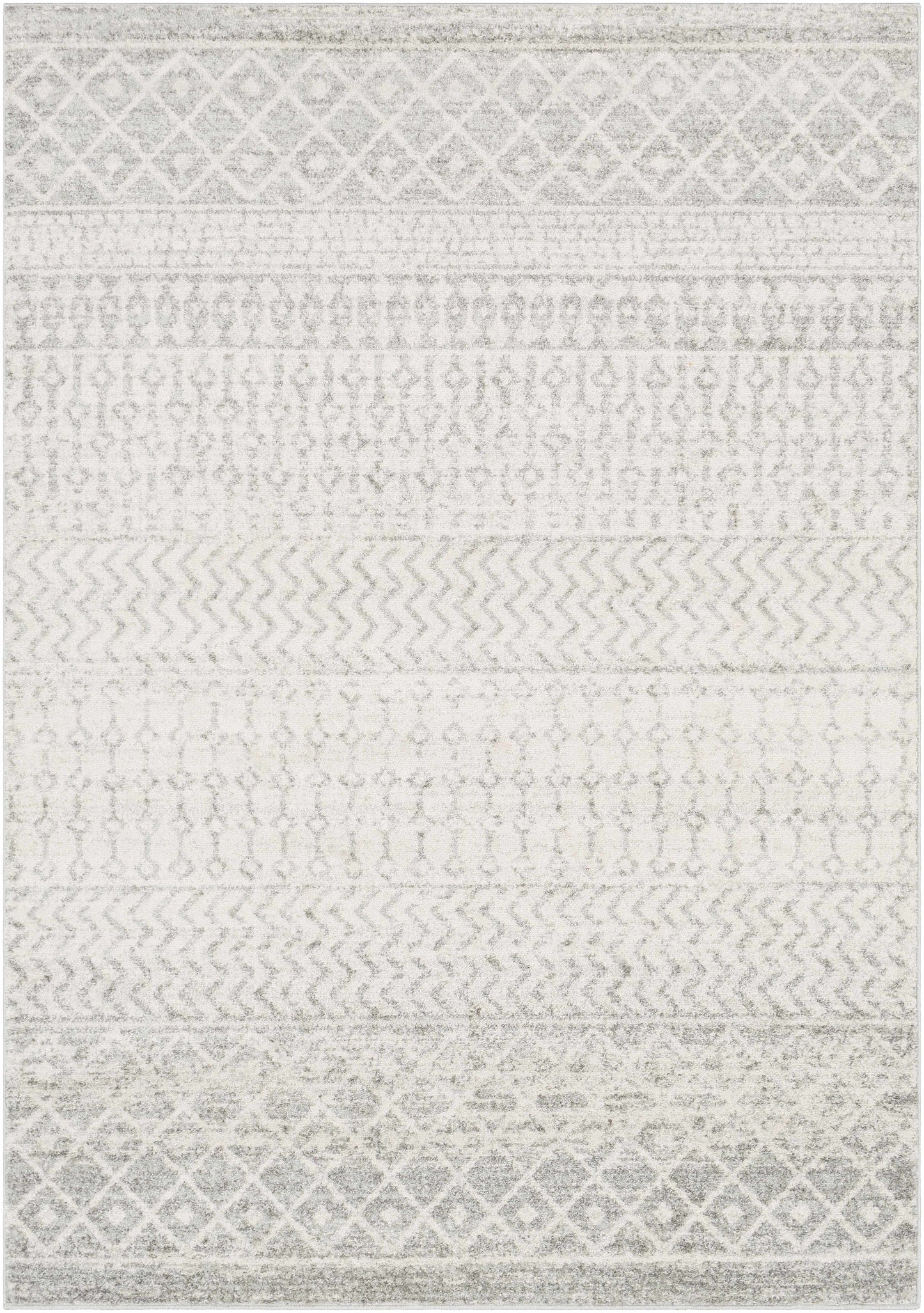 Gray Area Rug - Modern Cozy Living Room Decor