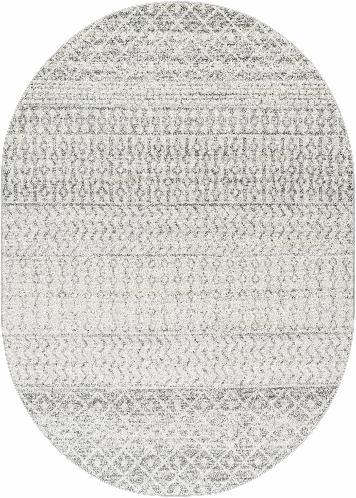 Gray Area Rug - Modern Cozy Living Room Decor