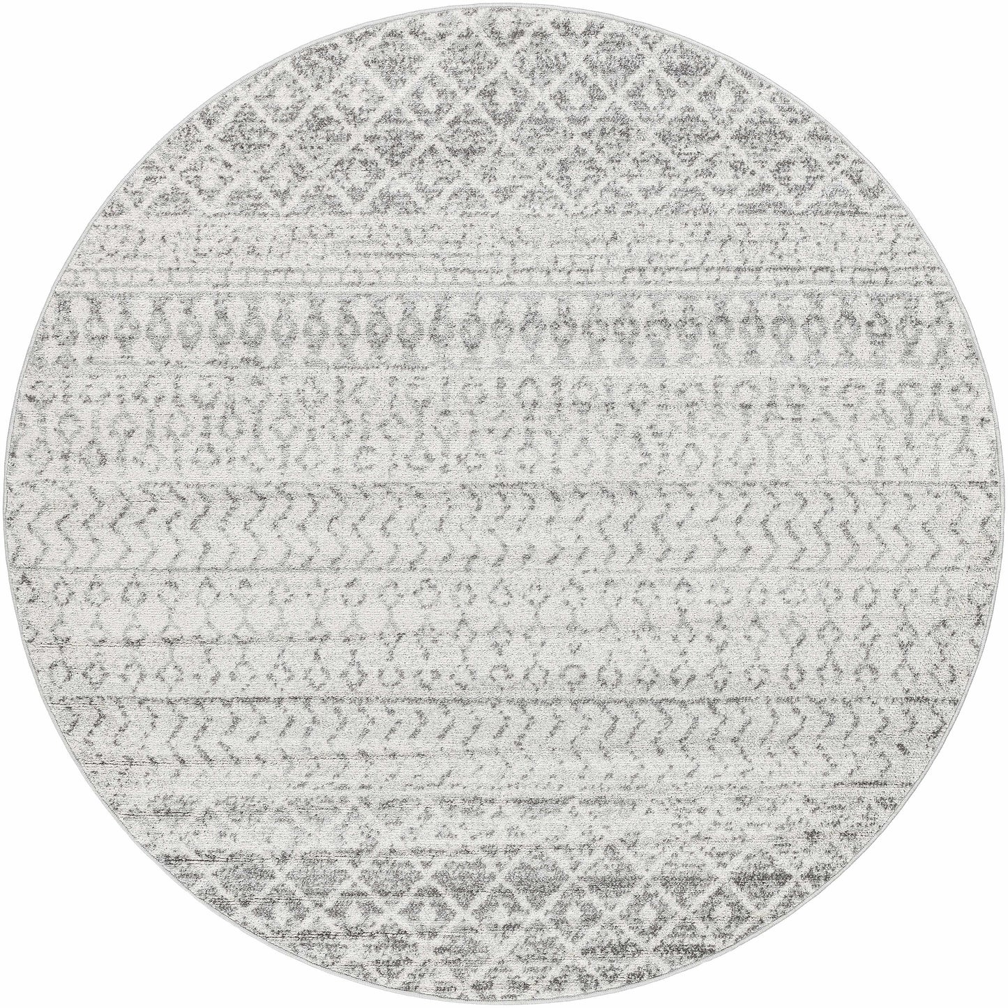Gray Area Rug - Modern Cozy Living Room Decor