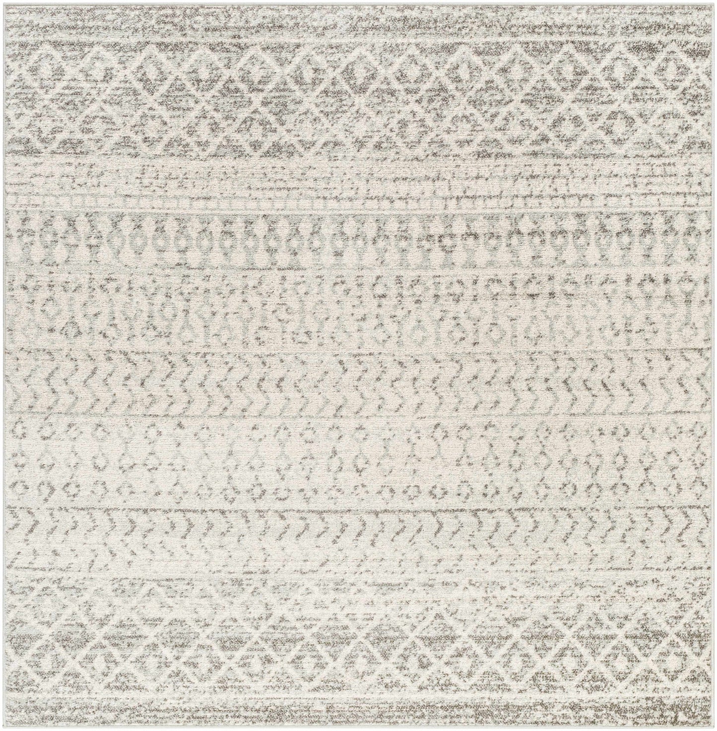 Gray Area Rug - Modern Cozy Living Room Decor