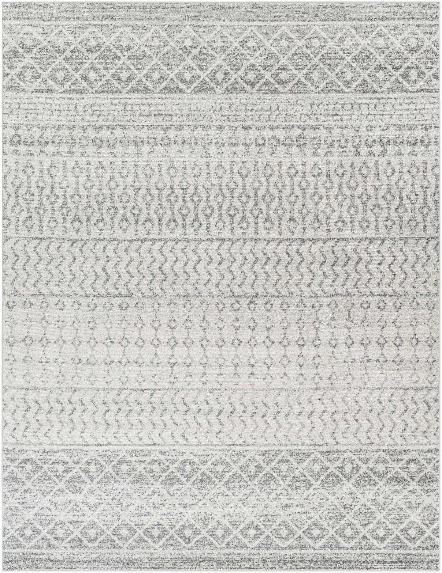 Gray Area Rug - Modern Cozy Living Room Decor