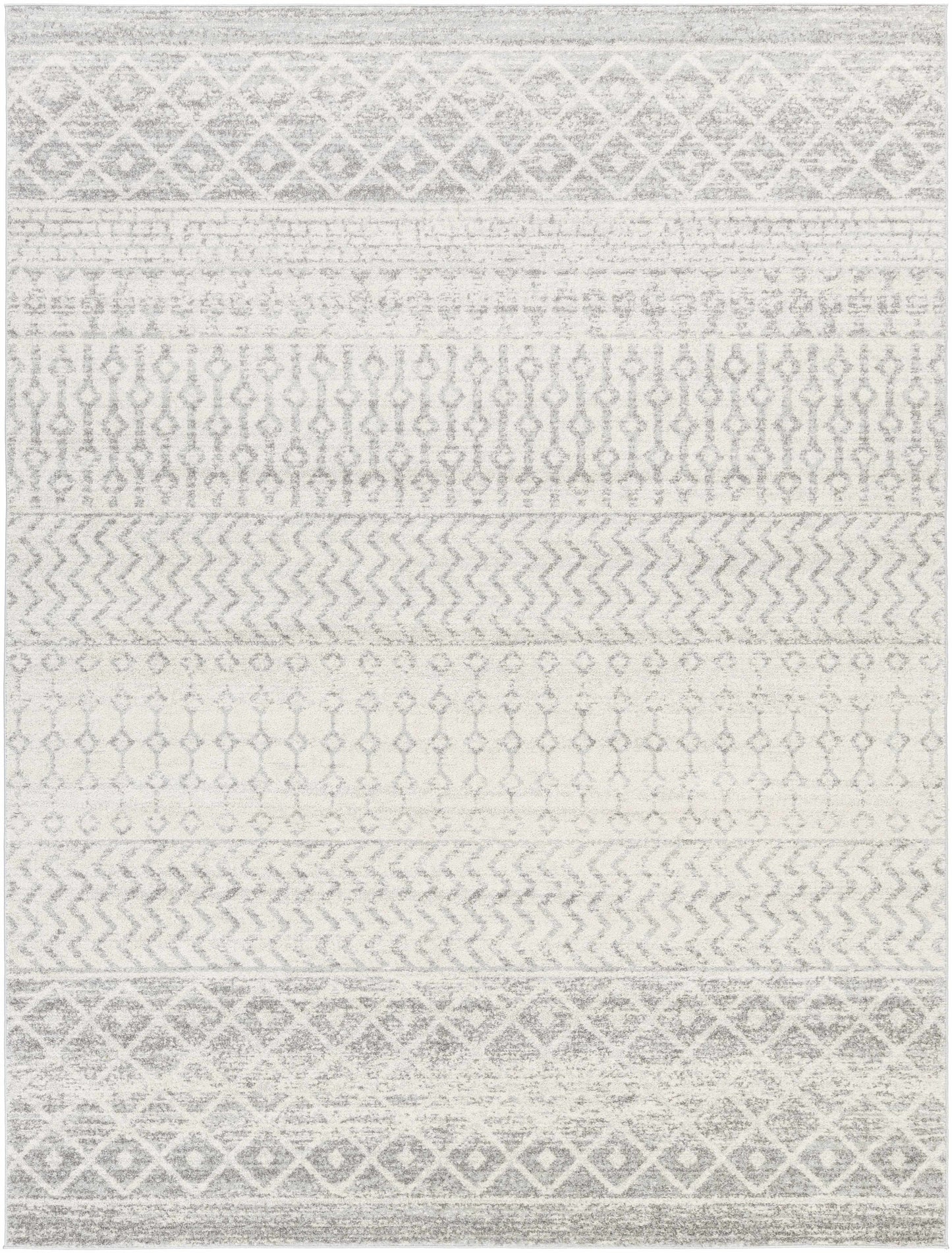 Gray Area Rug - Modern Cozy Living Room Decor