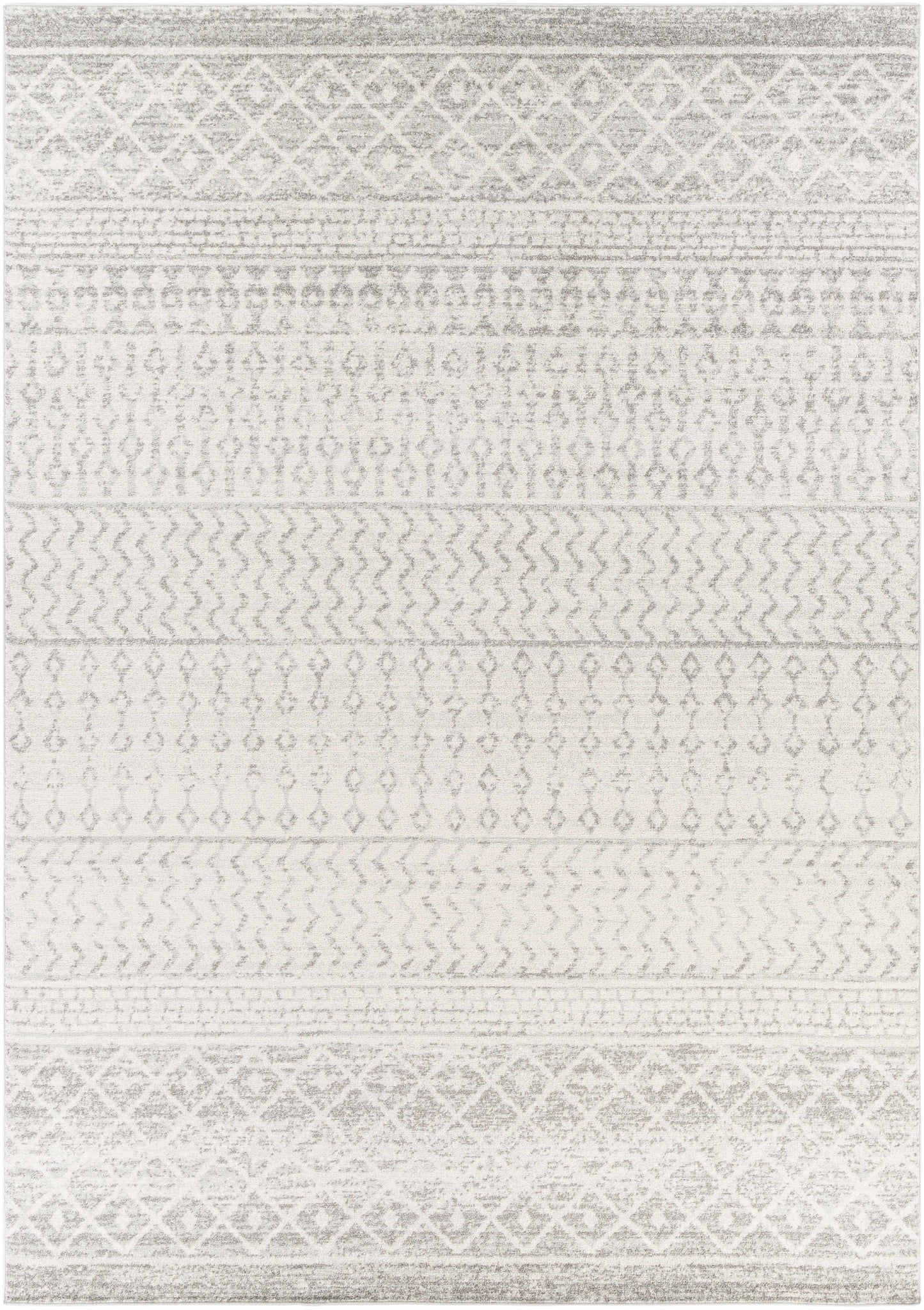 Gray Area Rug - Modern Cozy Living Room Decor