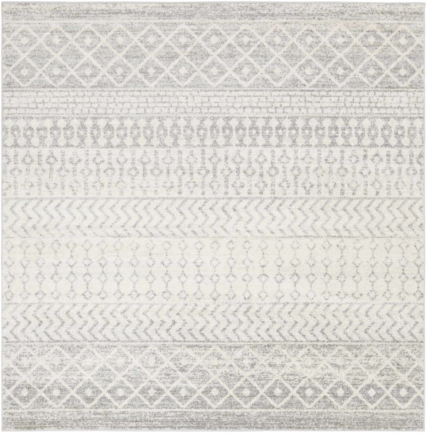 Gray Area Rug - Modern Cozy Living Room Decor