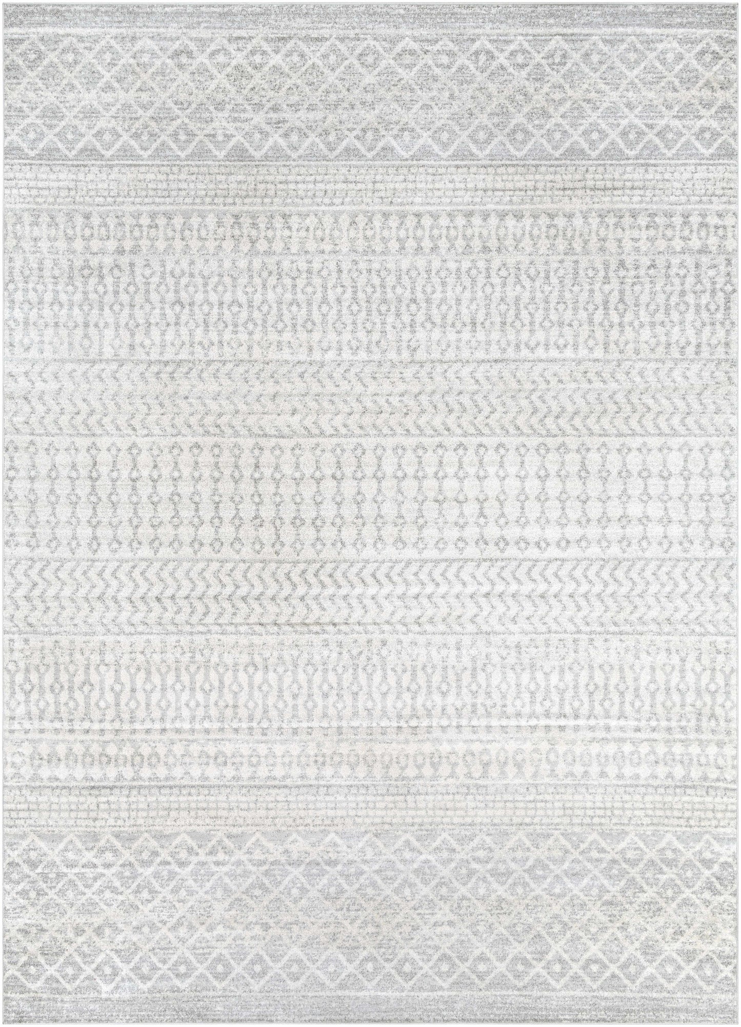 Gray Area Rug - Modern Cozy Living Room Decor