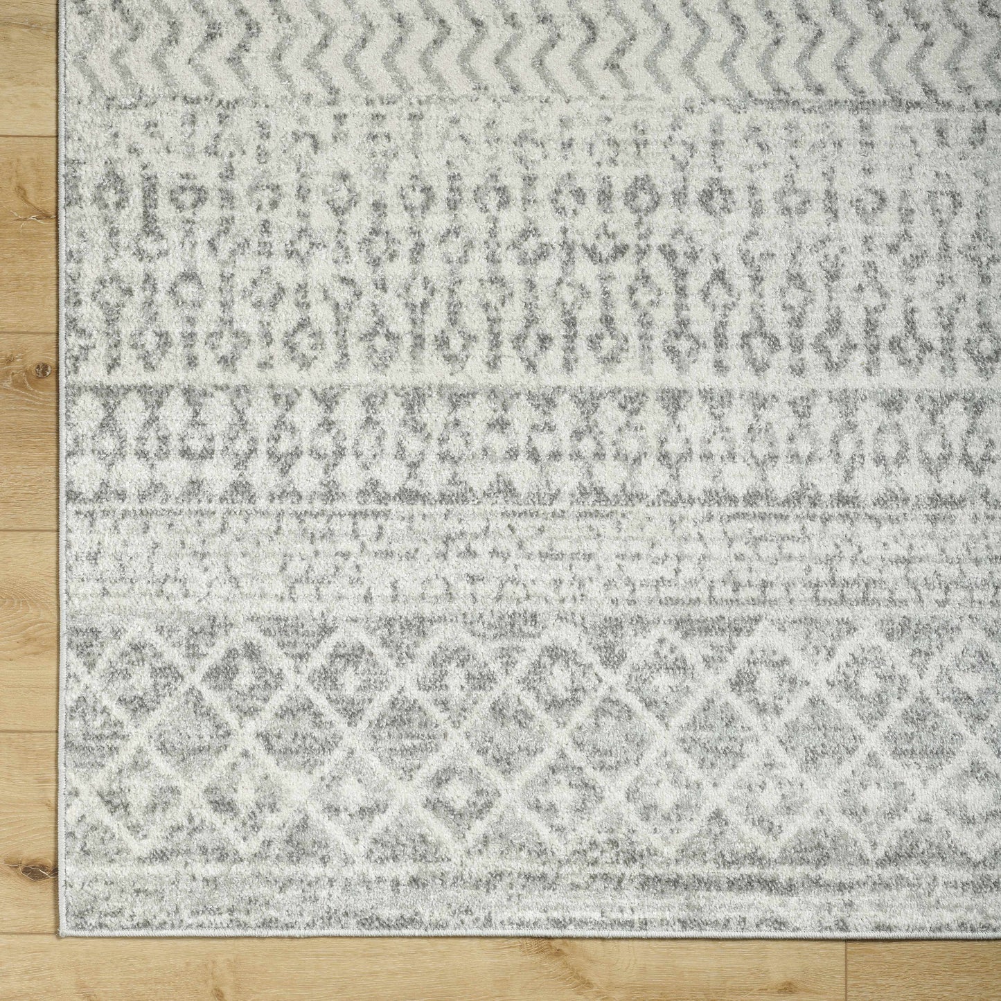 Gray Area Rug - Modern Cozy Living Room Decor