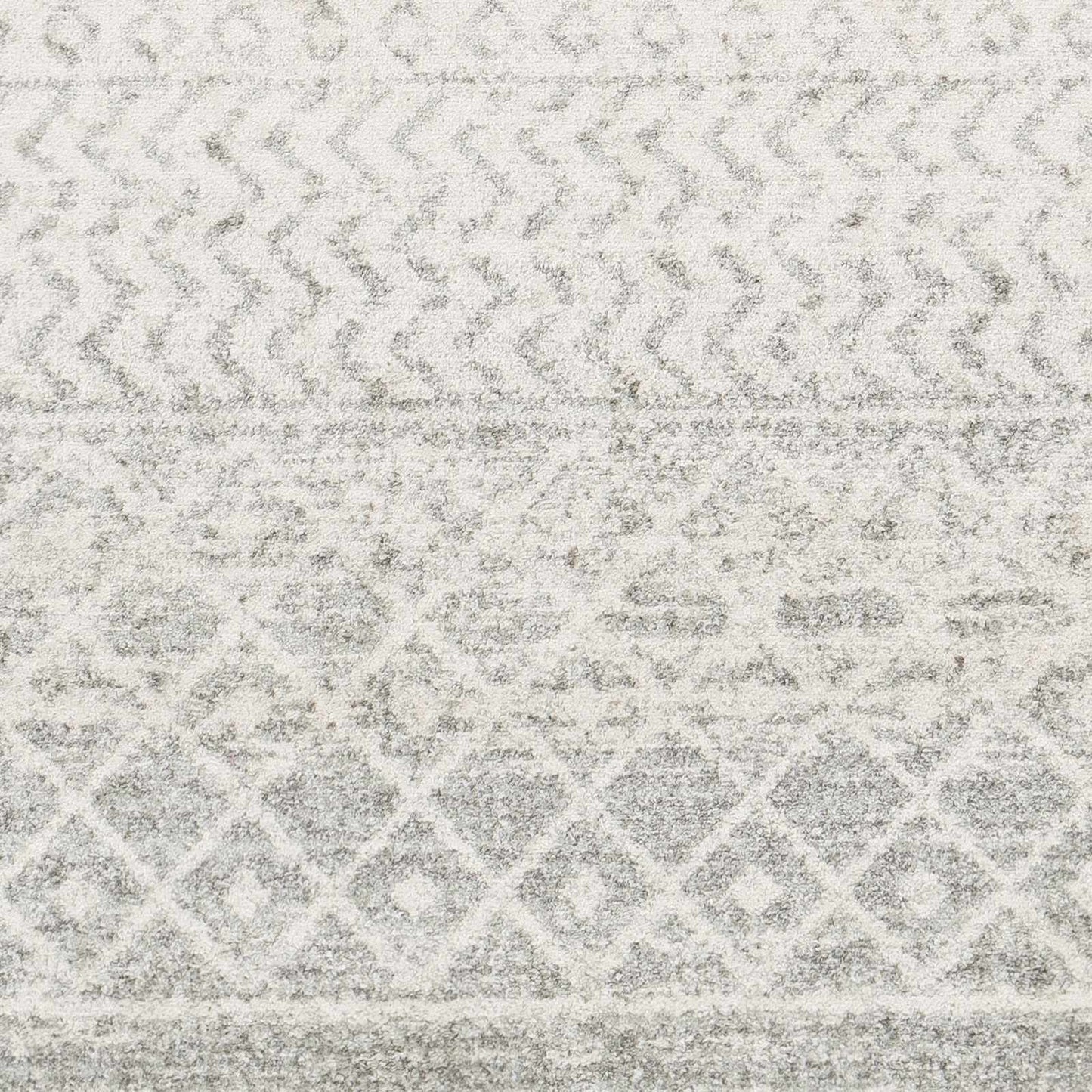 Gray Area Rug - Modern Cozy Living Room Decor