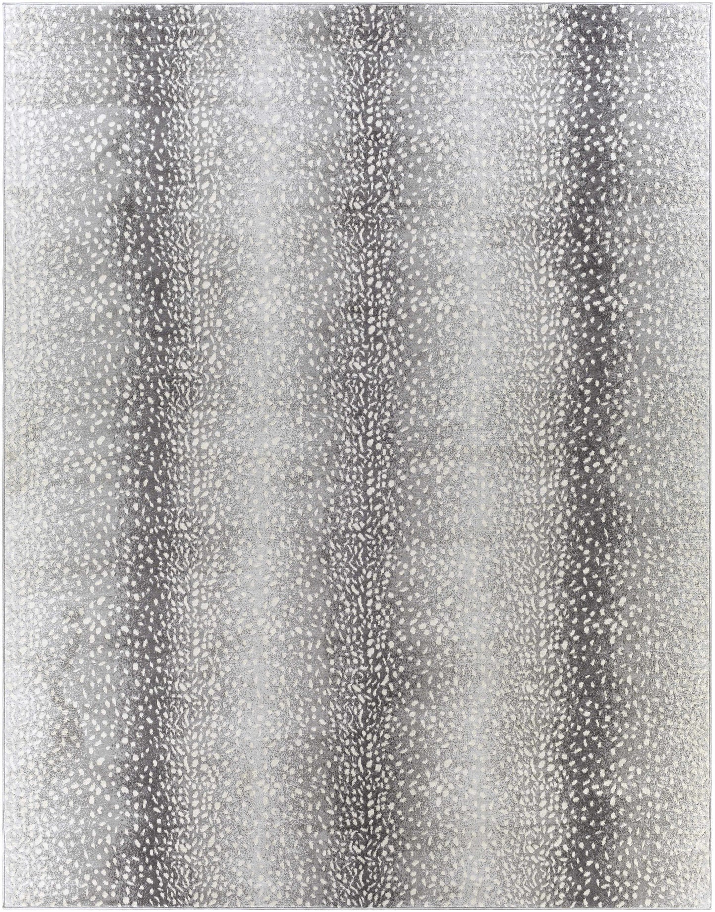 Antelope Print Rug - Black Gray Stylish Home Décor