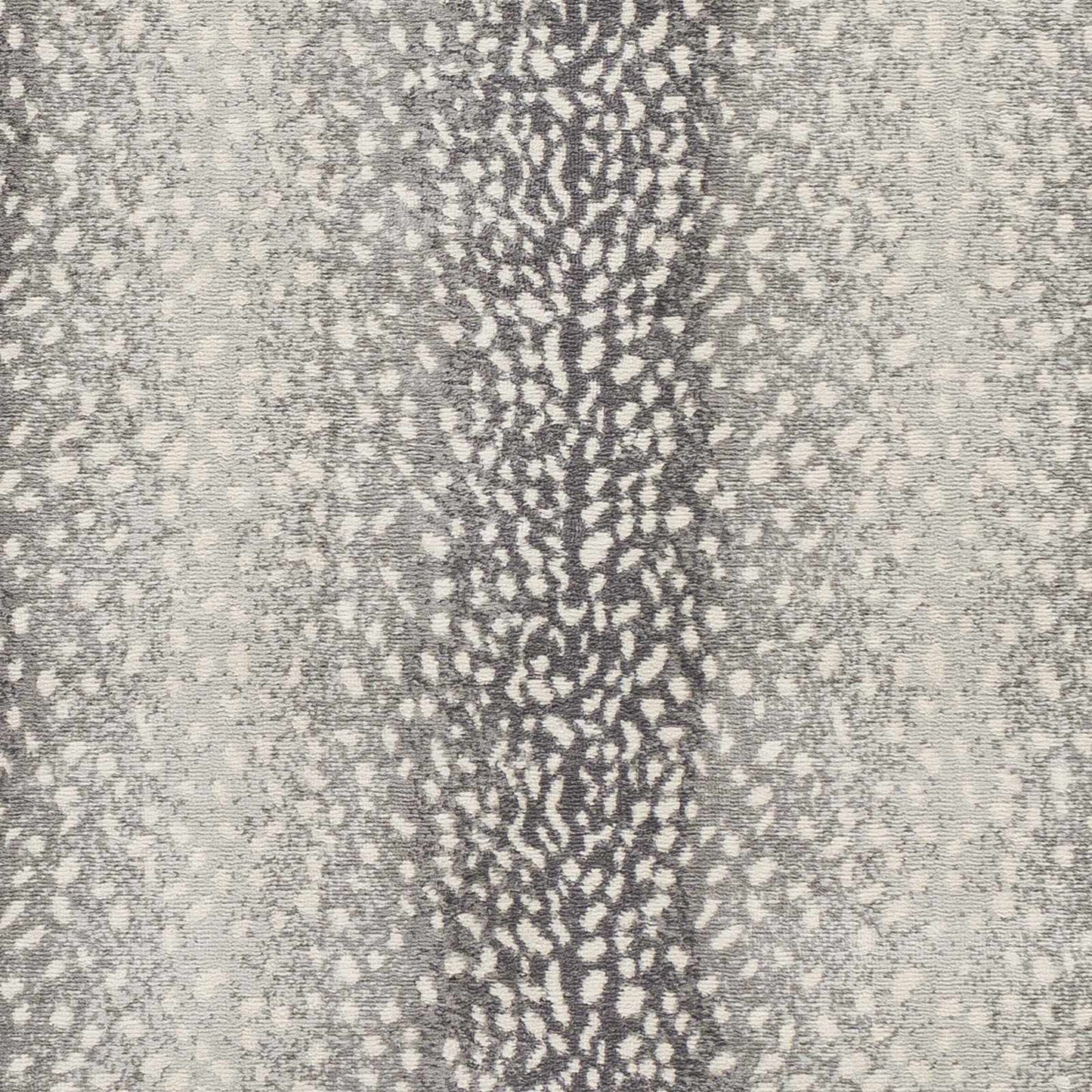 Antelope Print Rug - Black Gray Stylish Home Décor